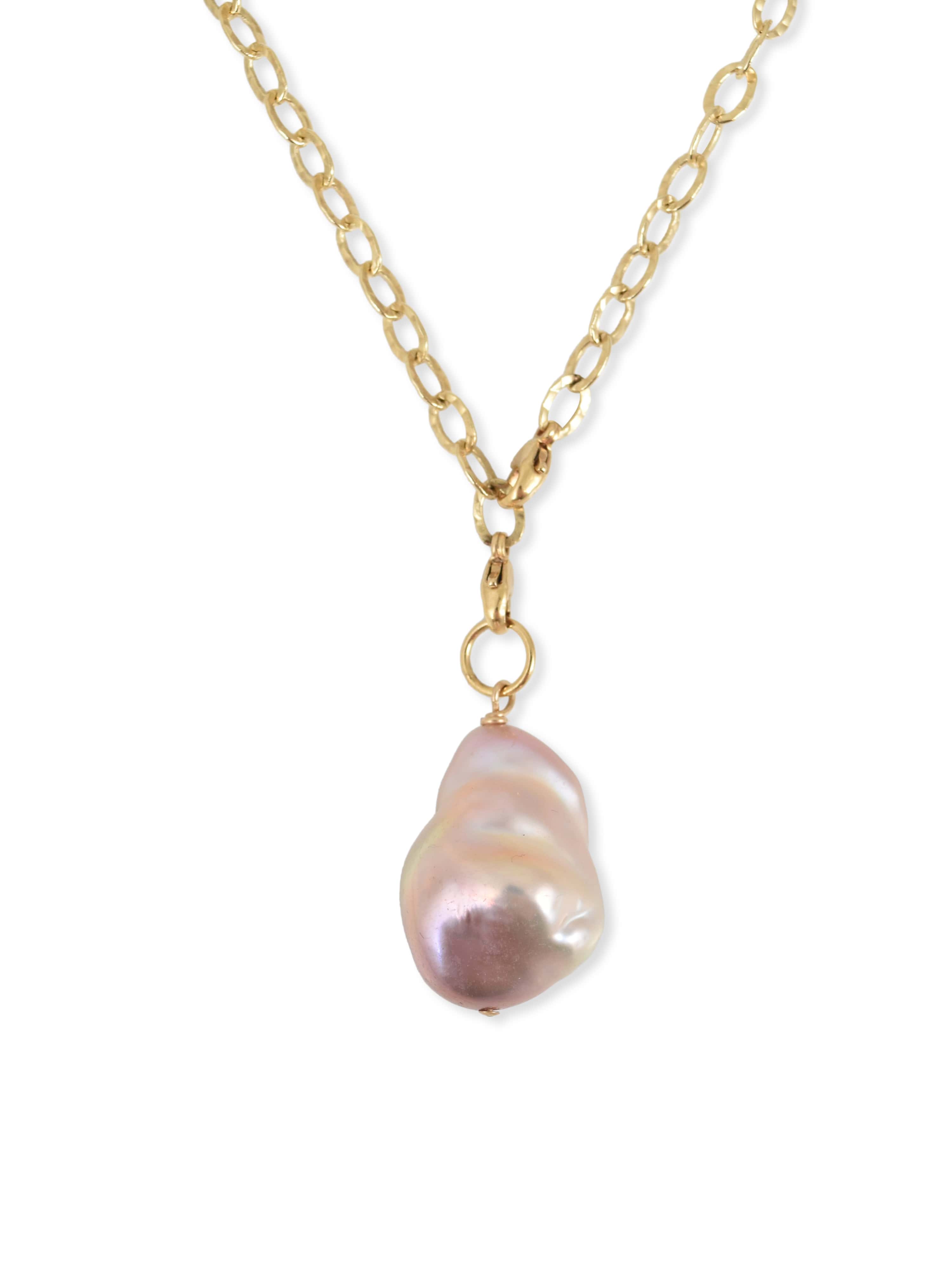 Pink Keshi Pearl Charm