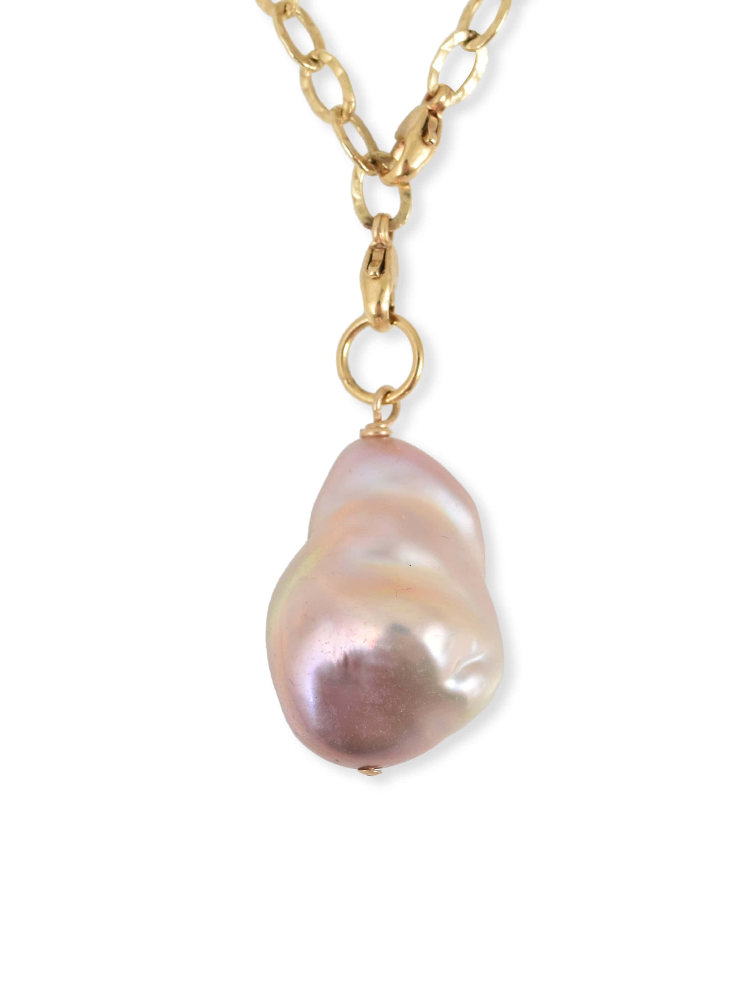 Pink Keshi Pearl Charm