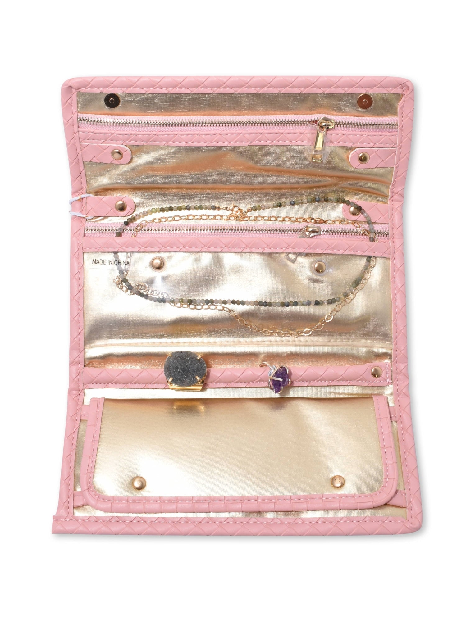 Jewelry Wallet in Pink