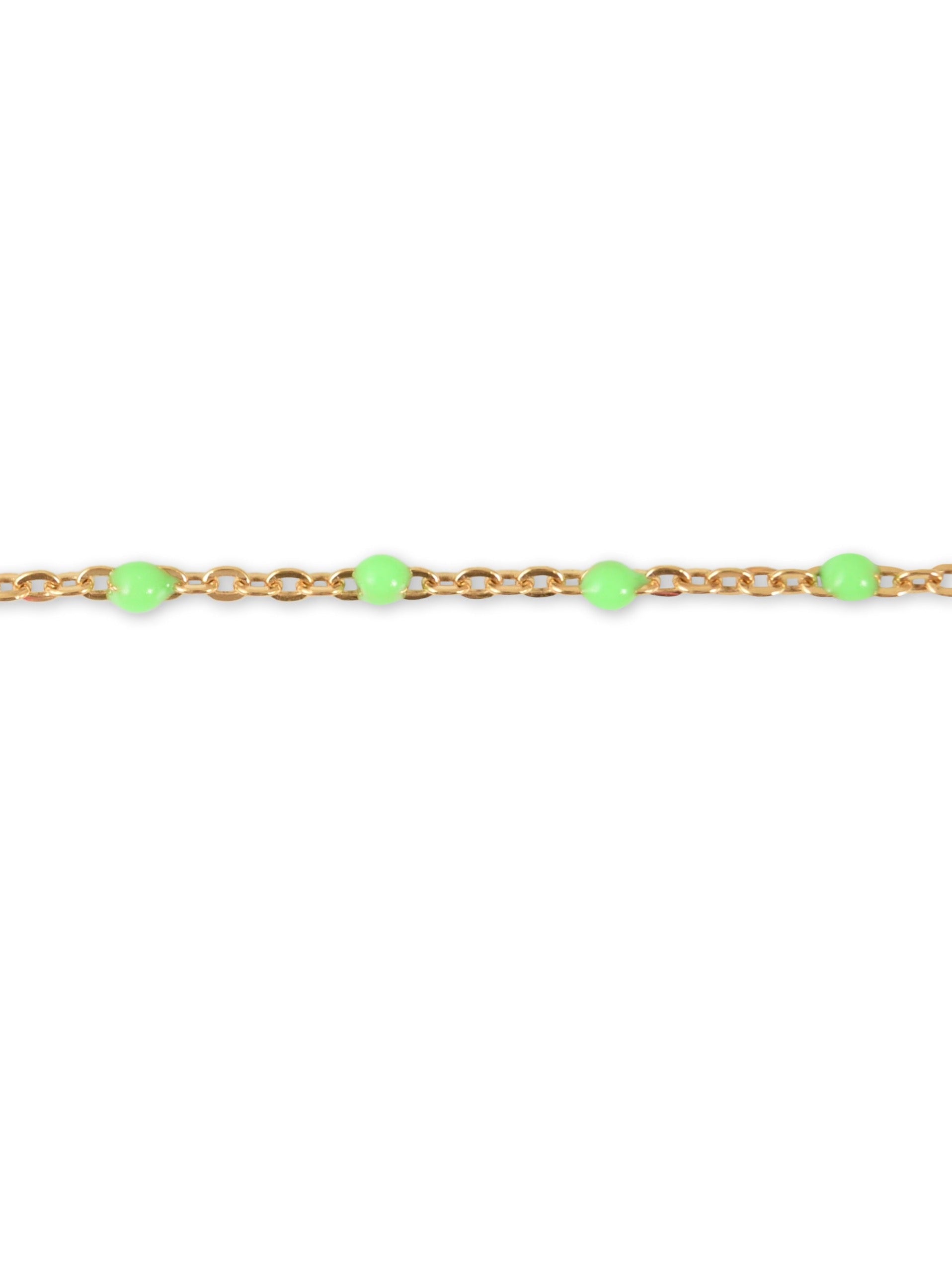 Poppy Chain in Green