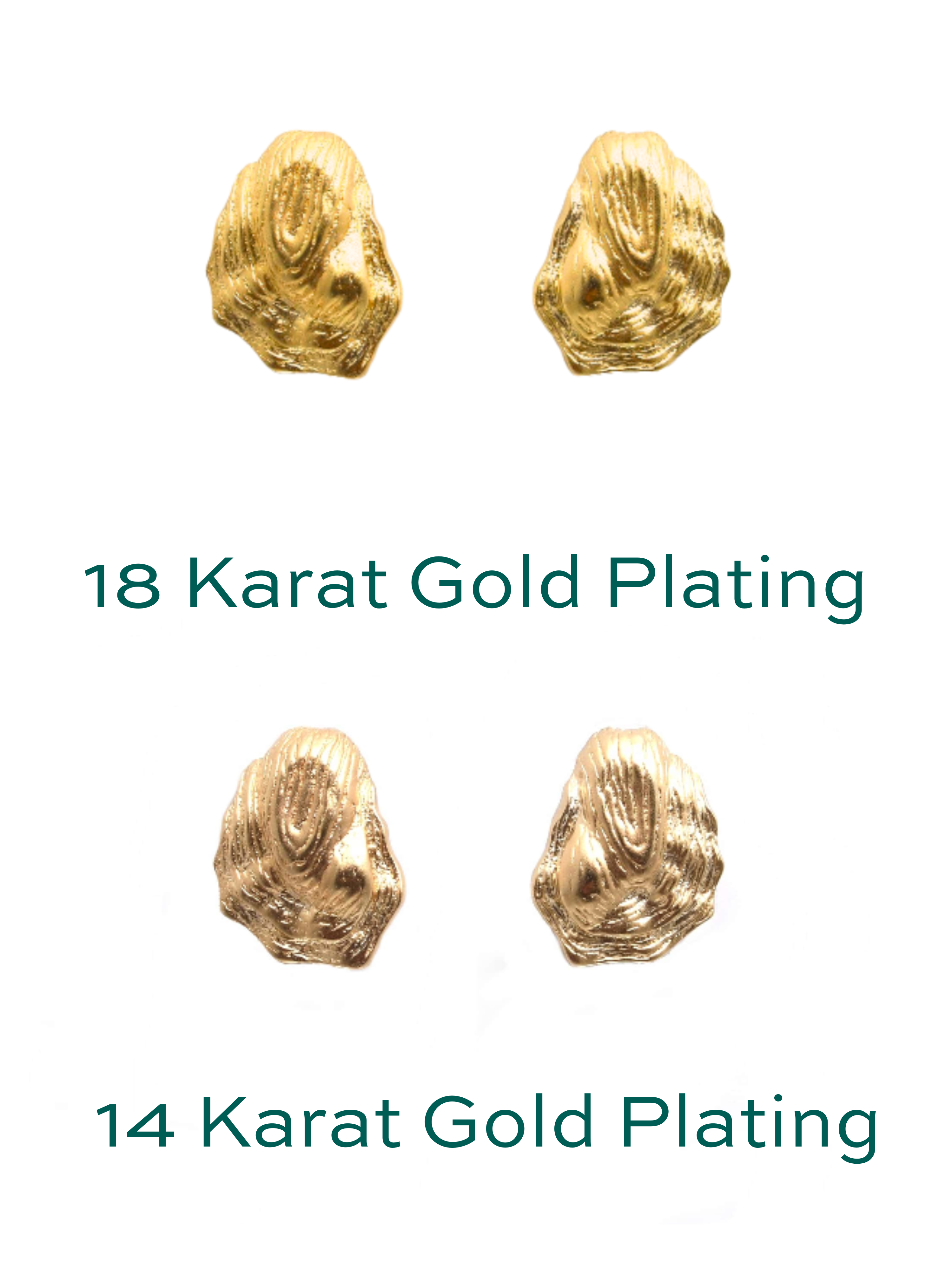 Capers Earrings in Gold