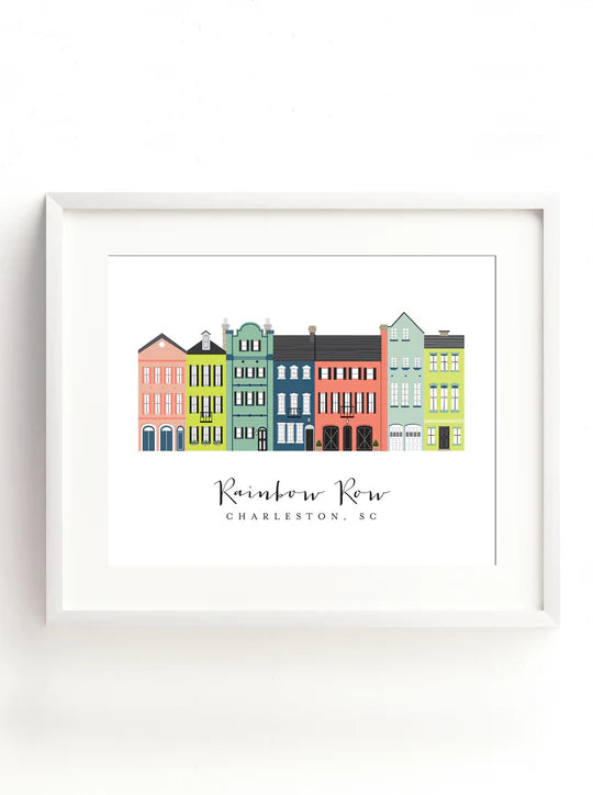 Rainbow Row Print