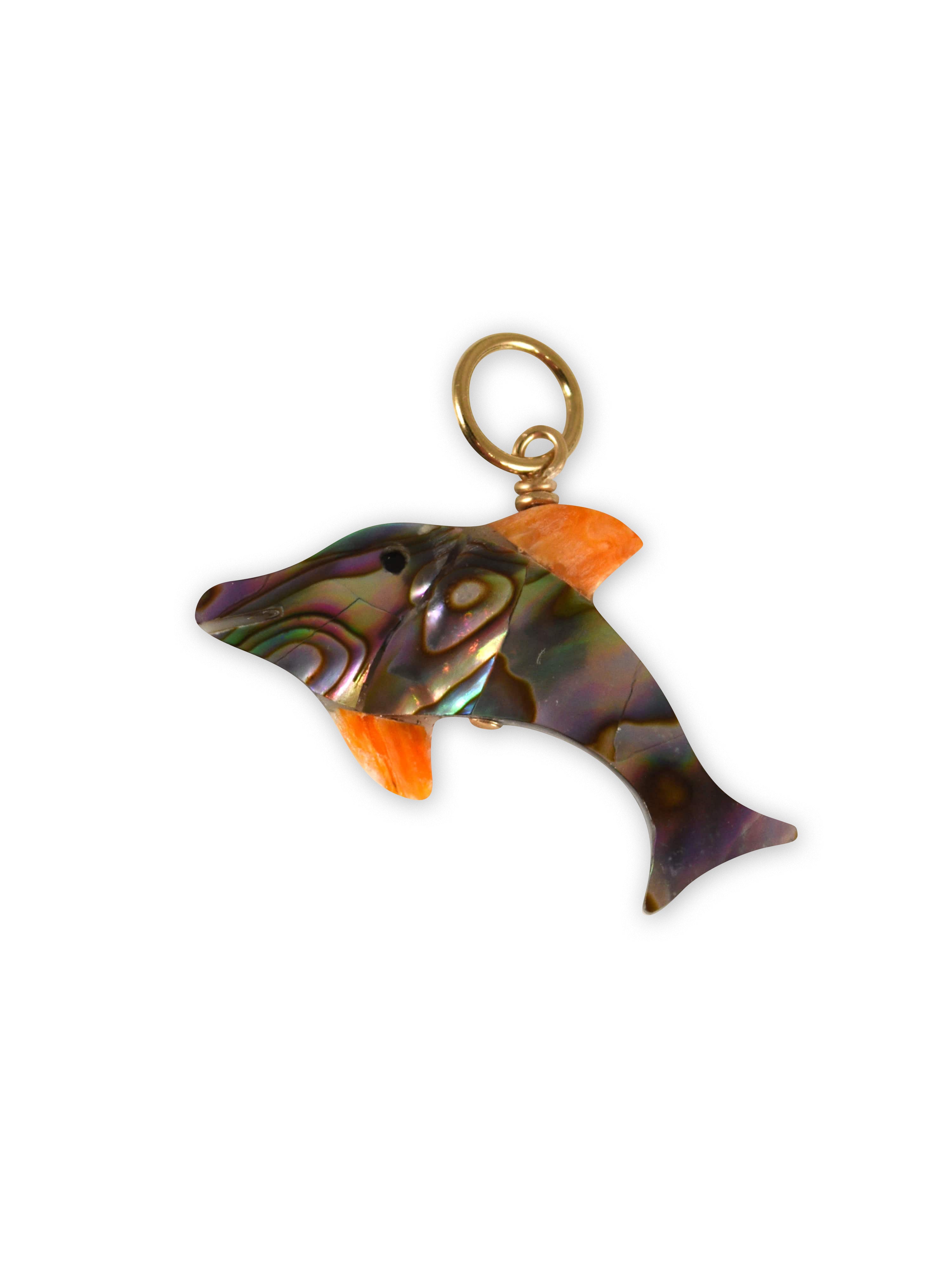Diving Dolphin Charm