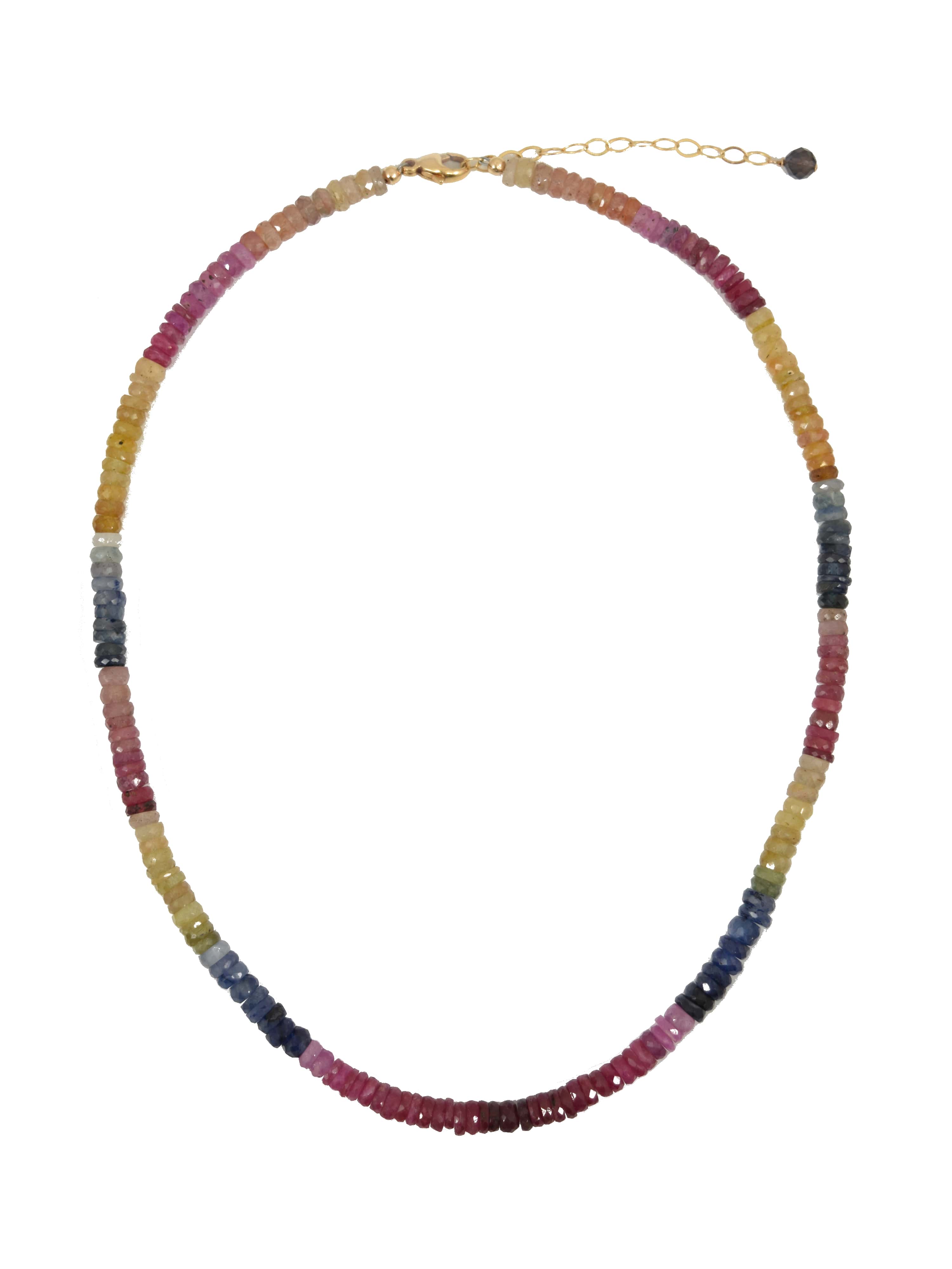 Rainbow Sapphire Necklace