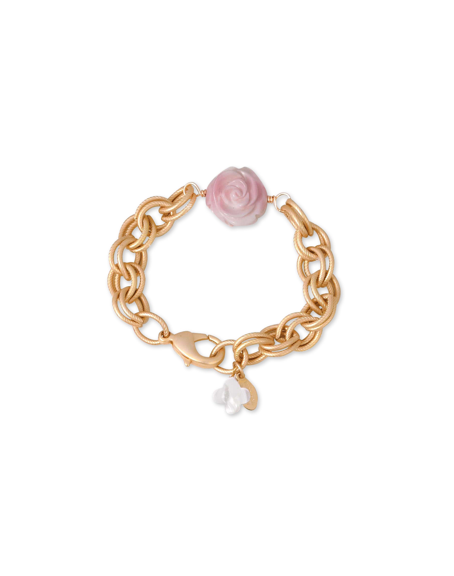 Tula Bracelet with Carved Rose