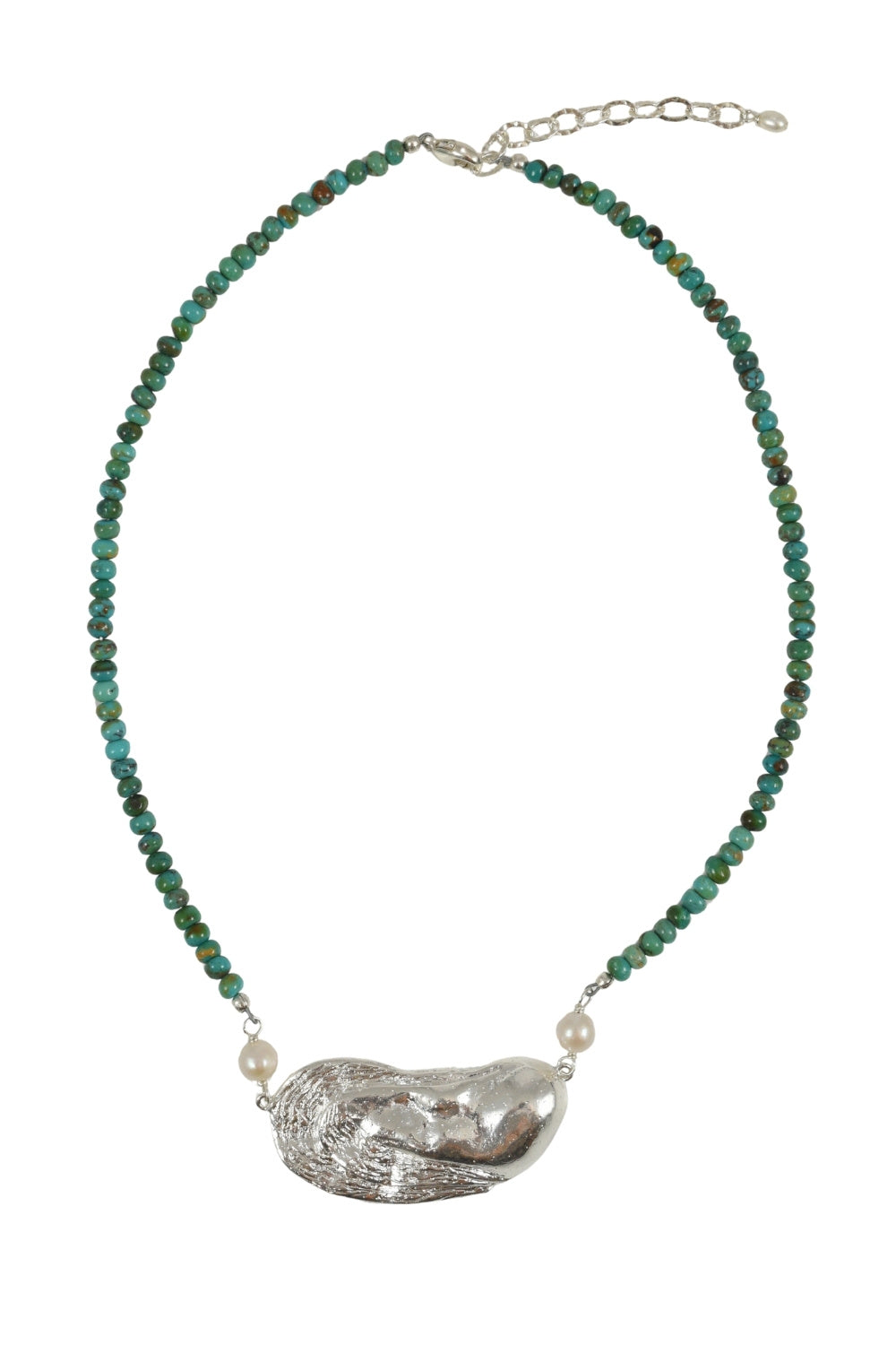 Santee Oyster Necklace in Turquoise