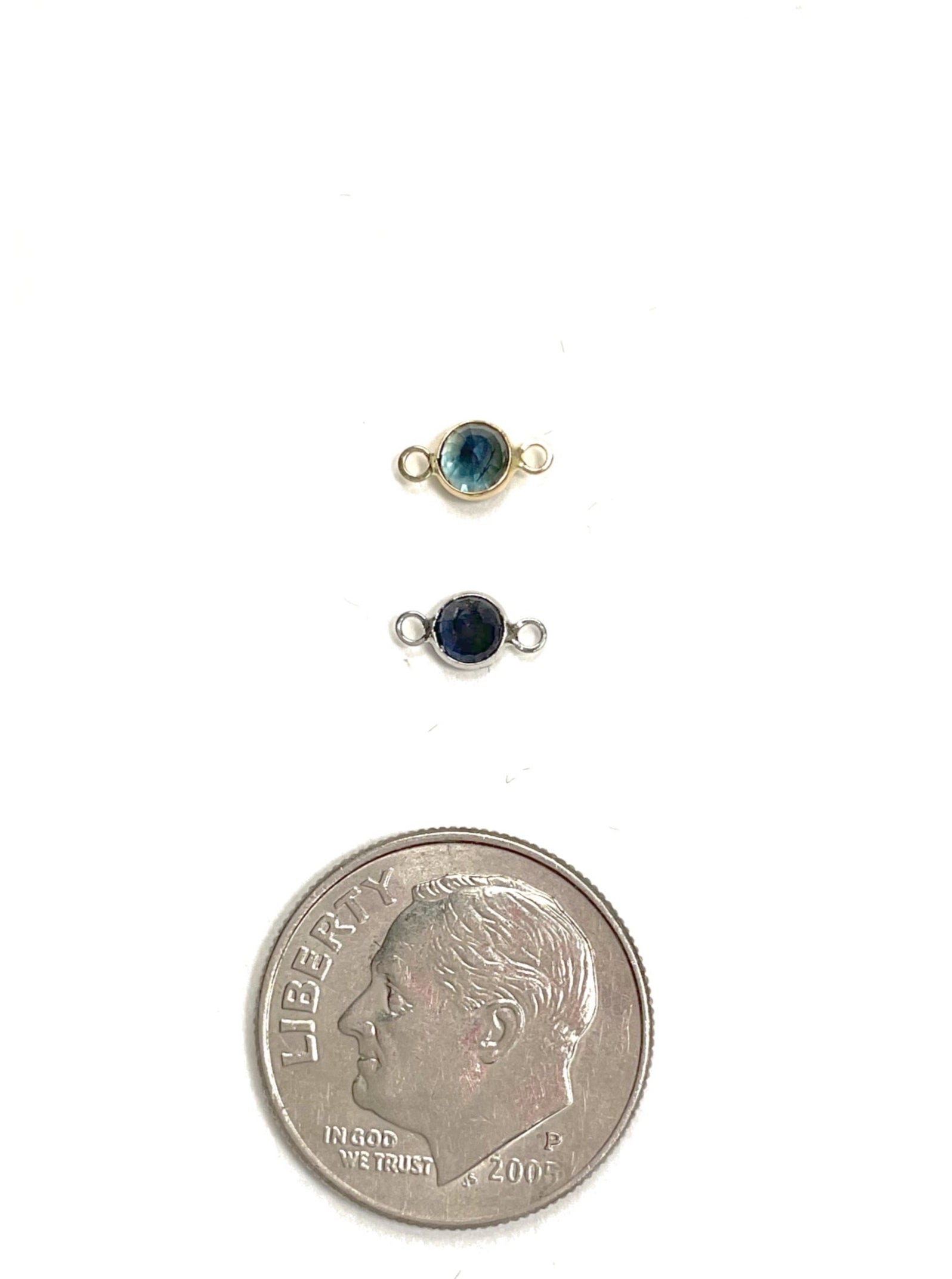 Round Gemstone Charm