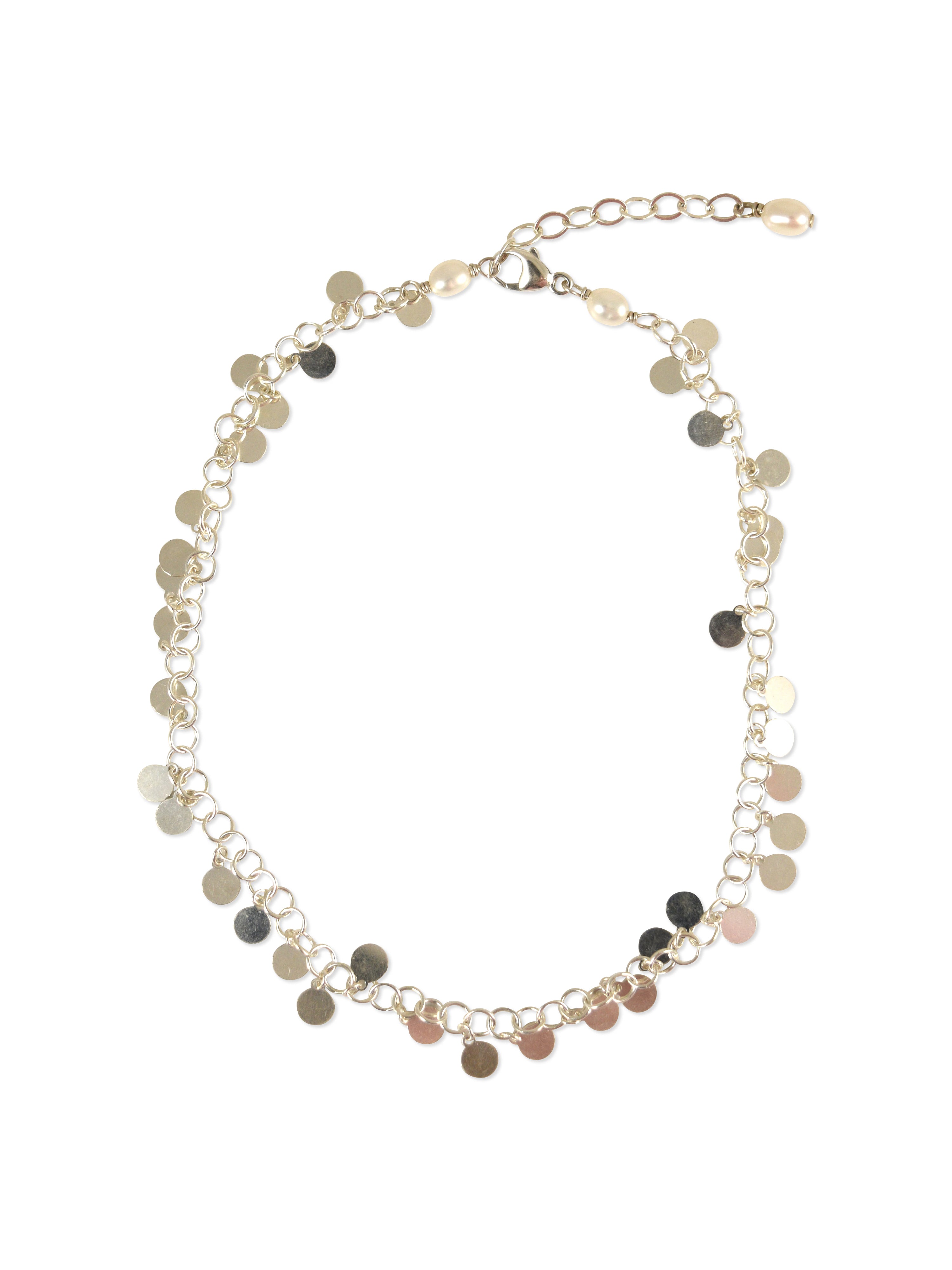 Silver Shimmer Anklet