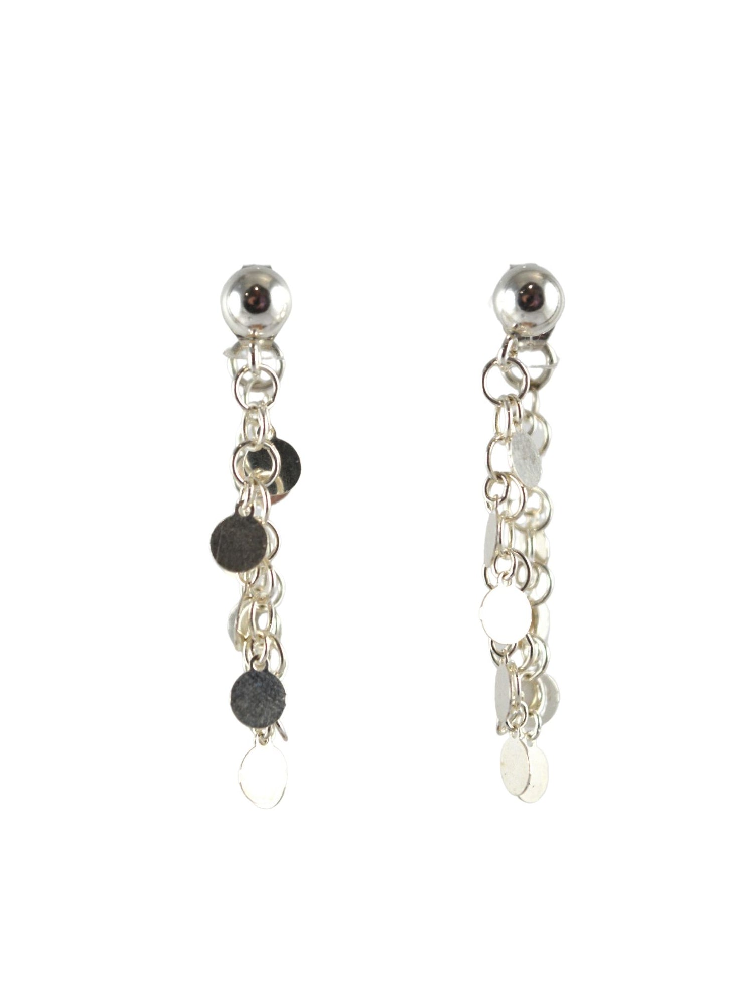 Shimmer Chain Loop Earring