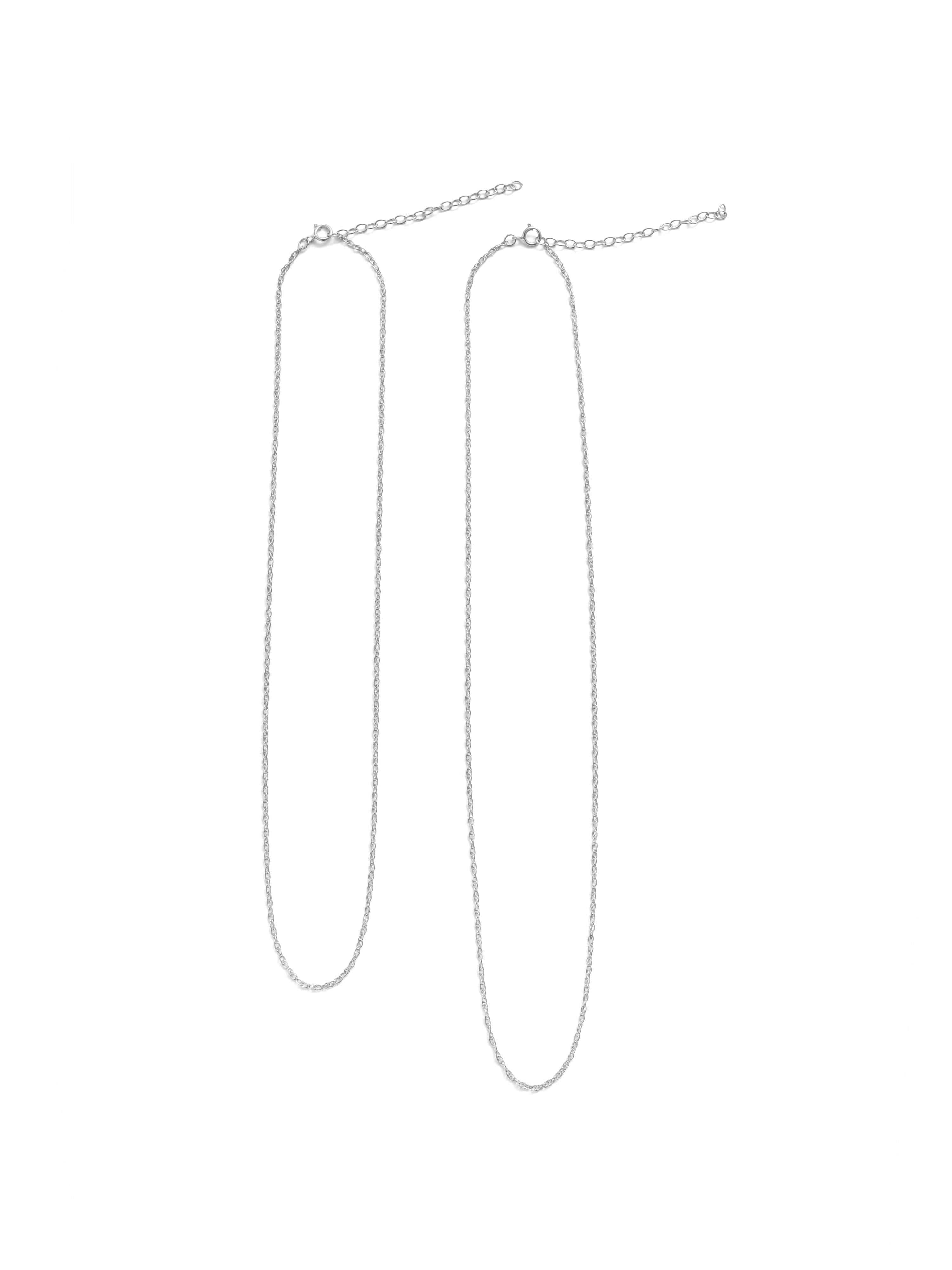 Twisted Rope Chain in Sterling Silver
