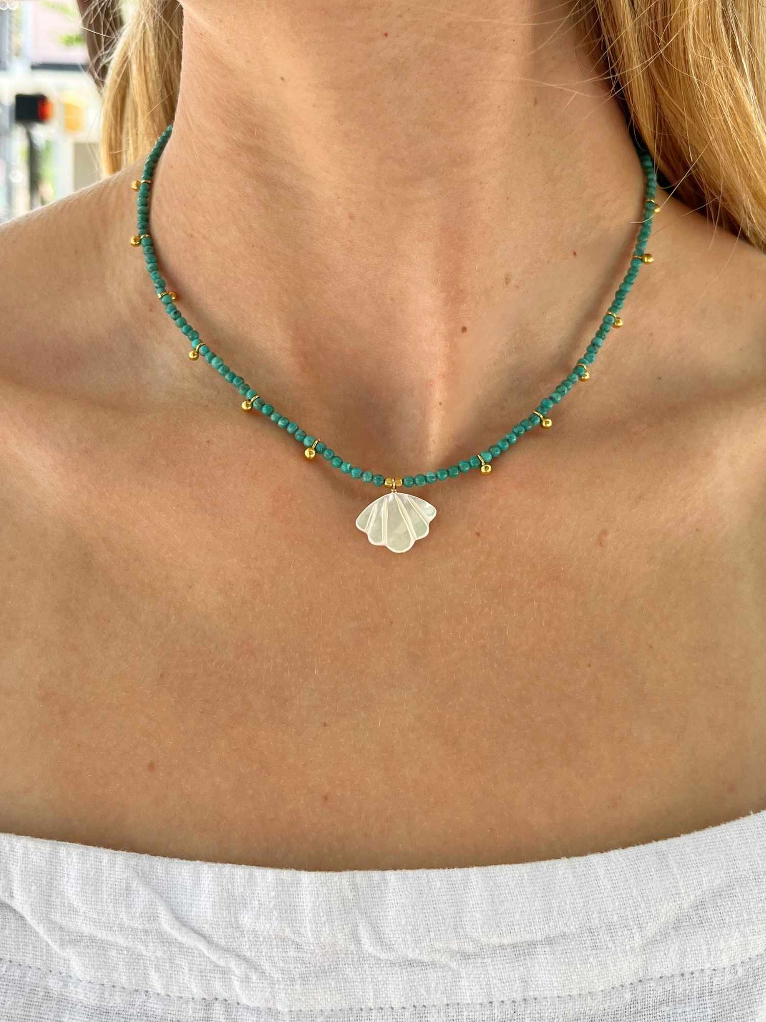 Surfside Necklace In Turquoise