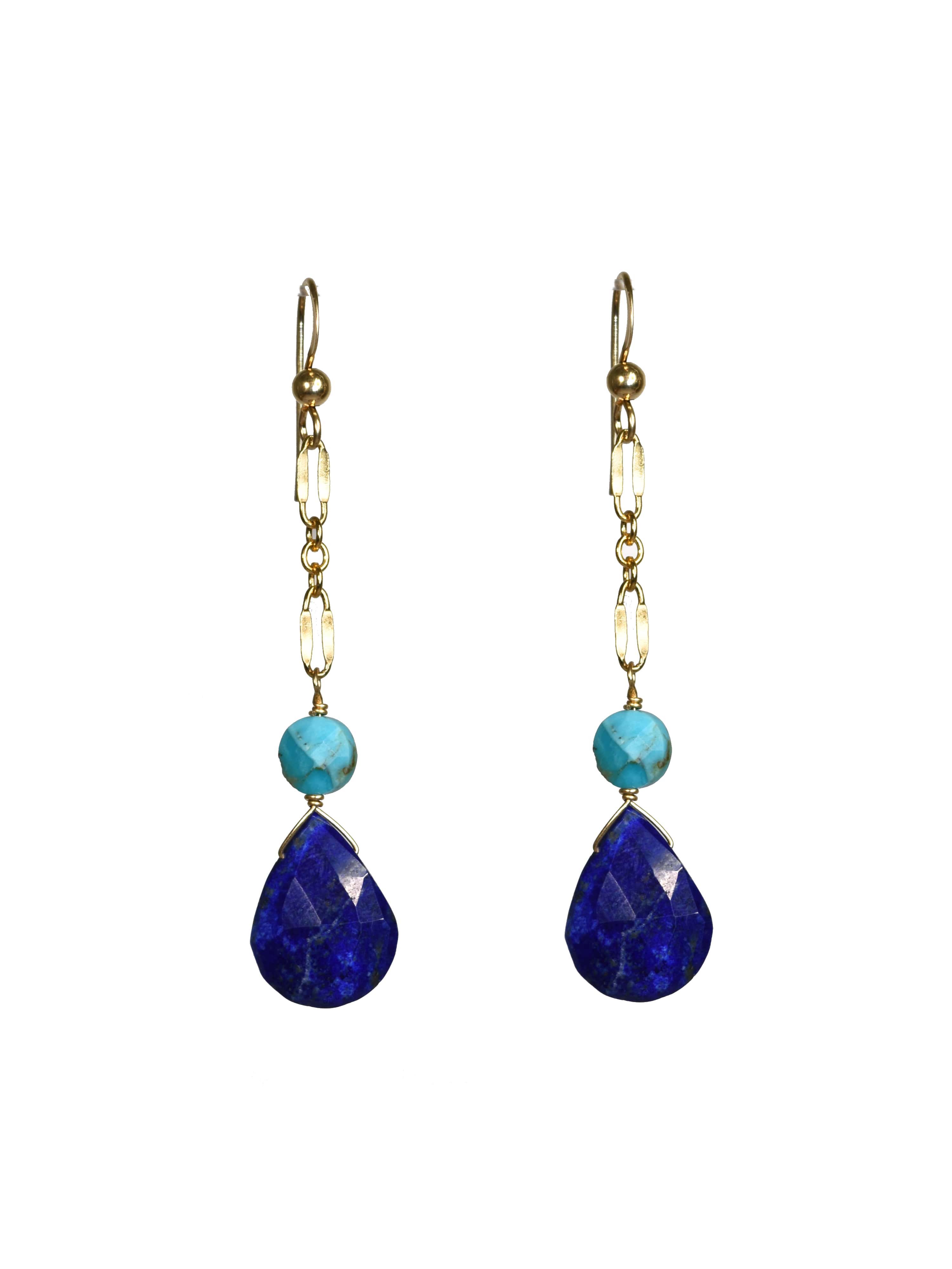 Landon Lapis Earrings