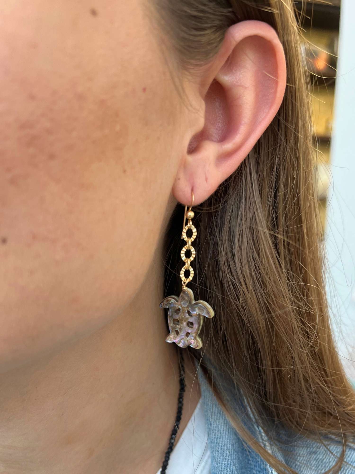 Tinsley Turtle Earring