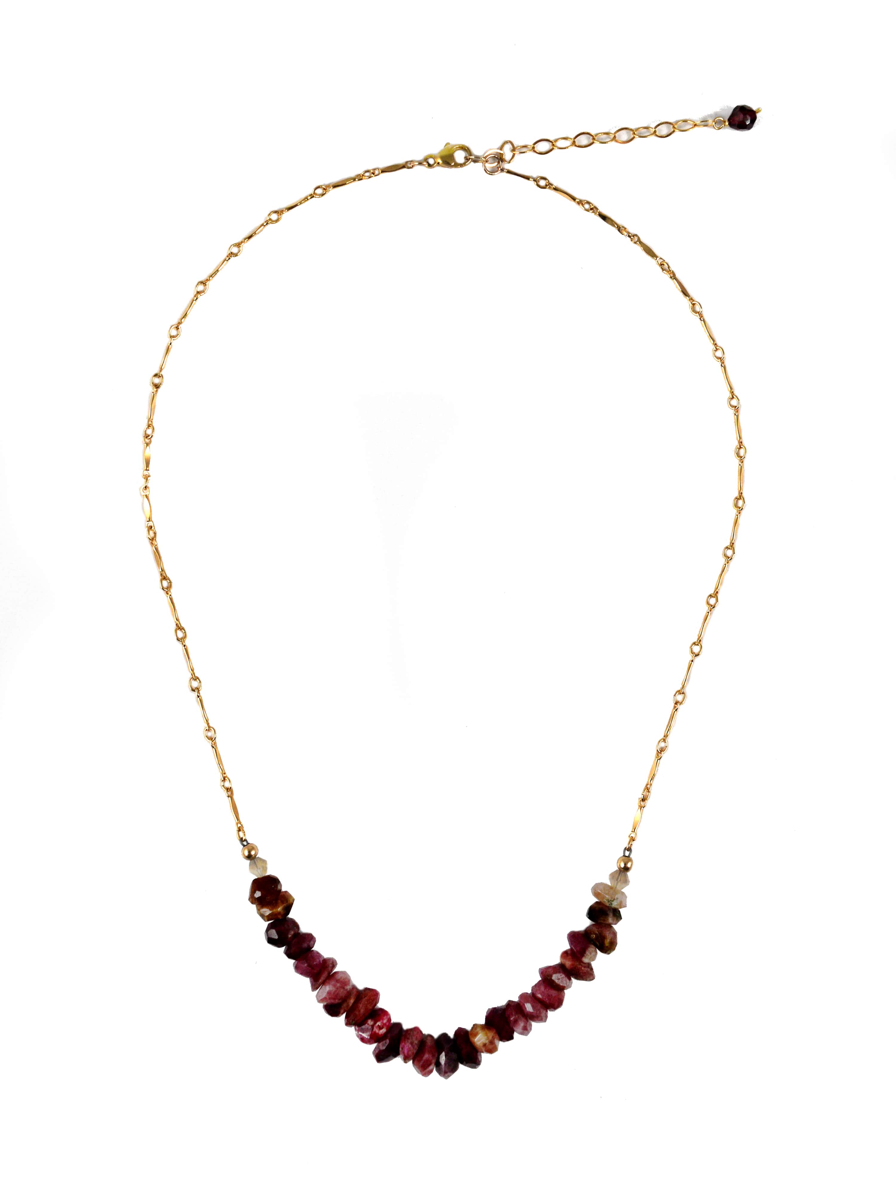 Pink Tourmaline Necklace