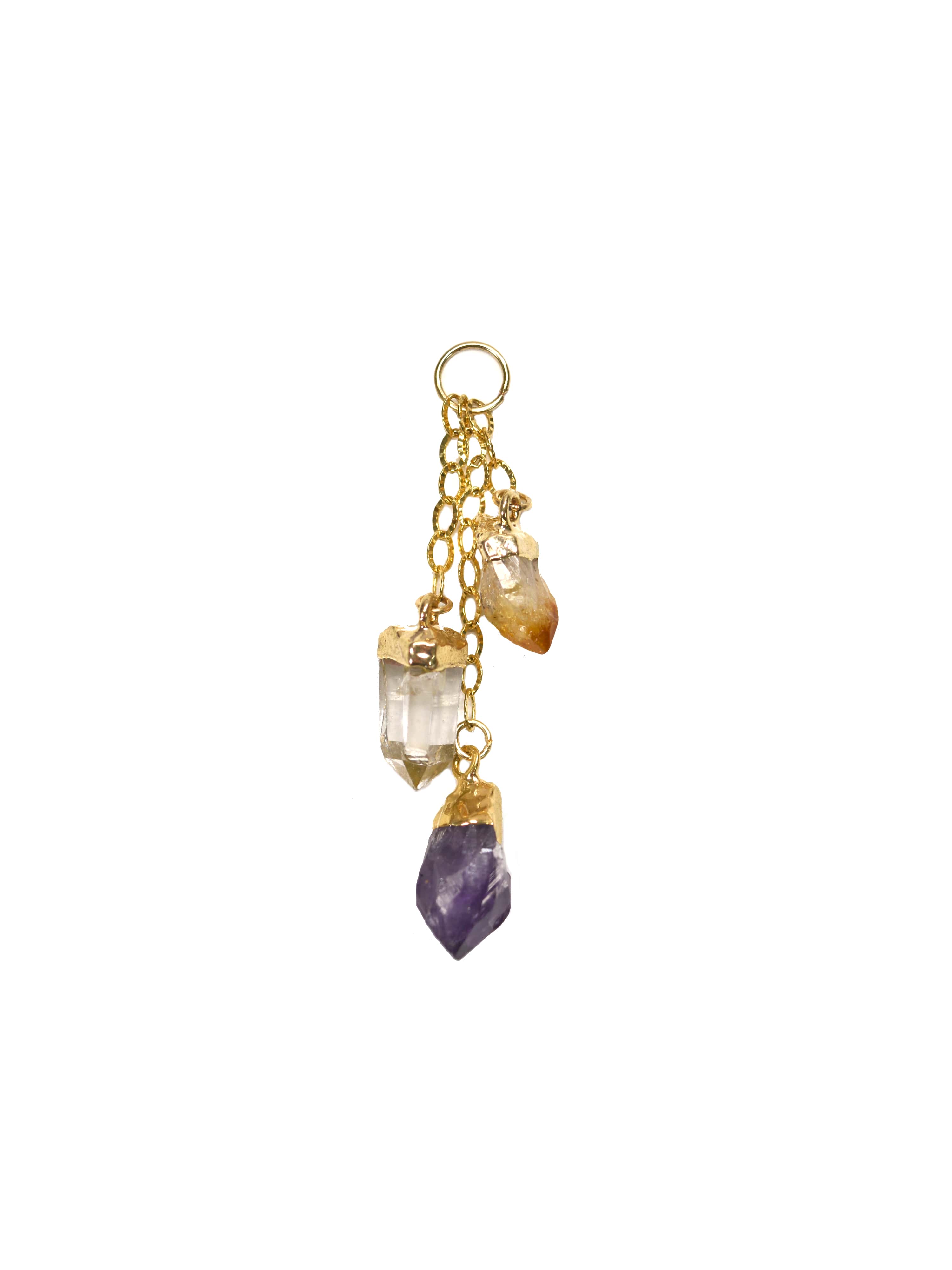 Triple Crystal Charm