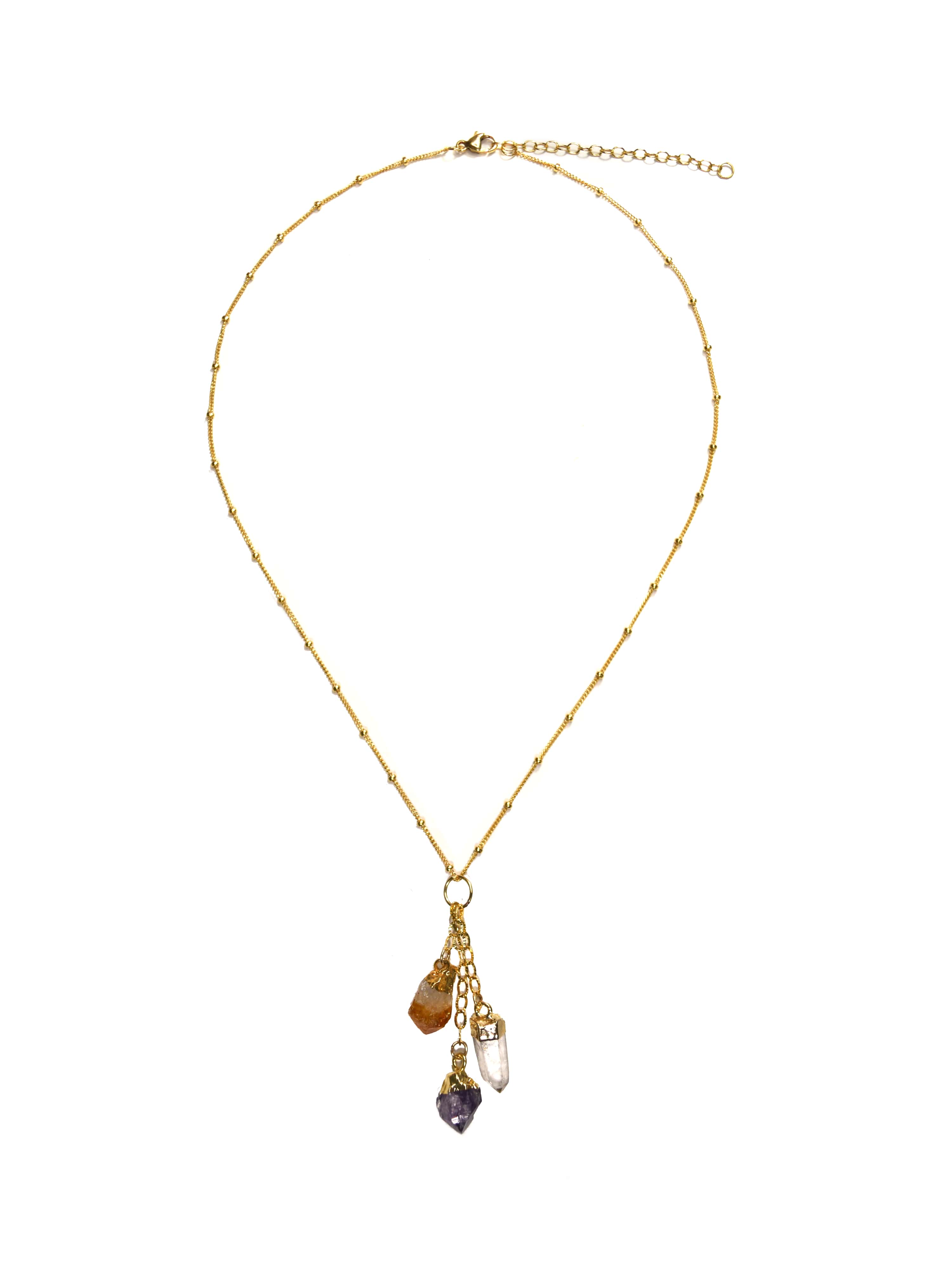 Triple Crystal Charm