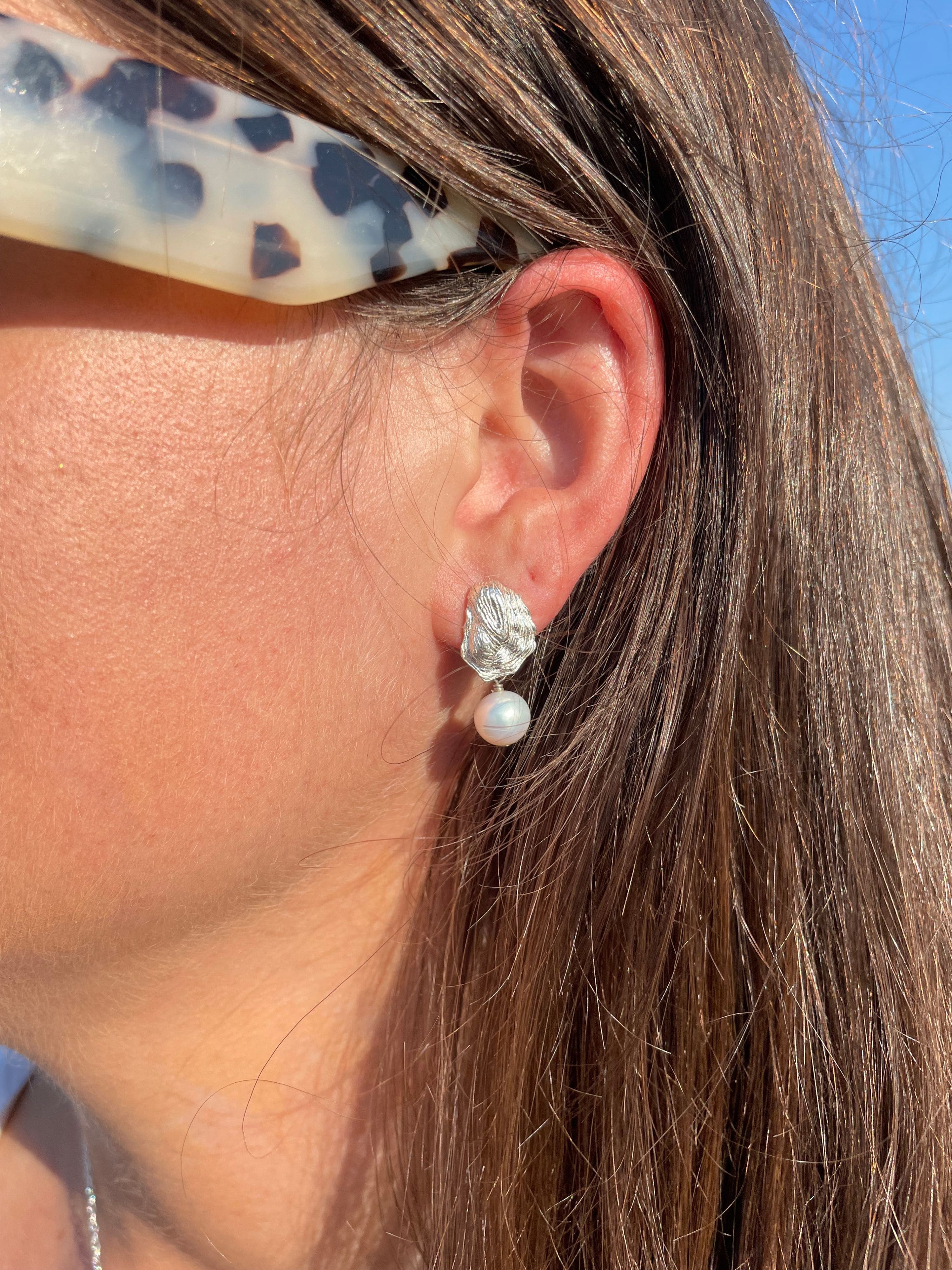 Seabrook Earrings in Sterling silver