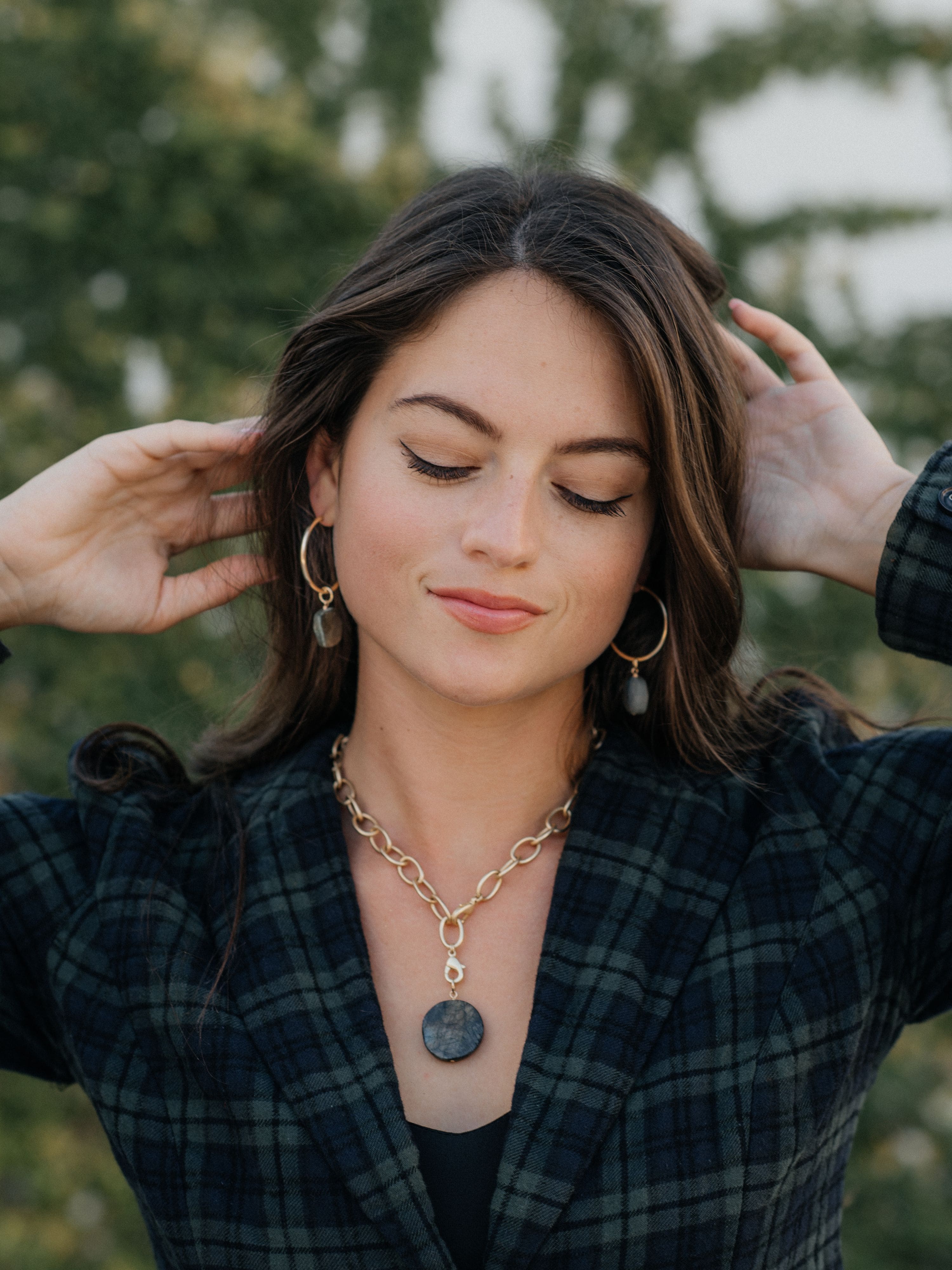 Lana Labradorite Charm