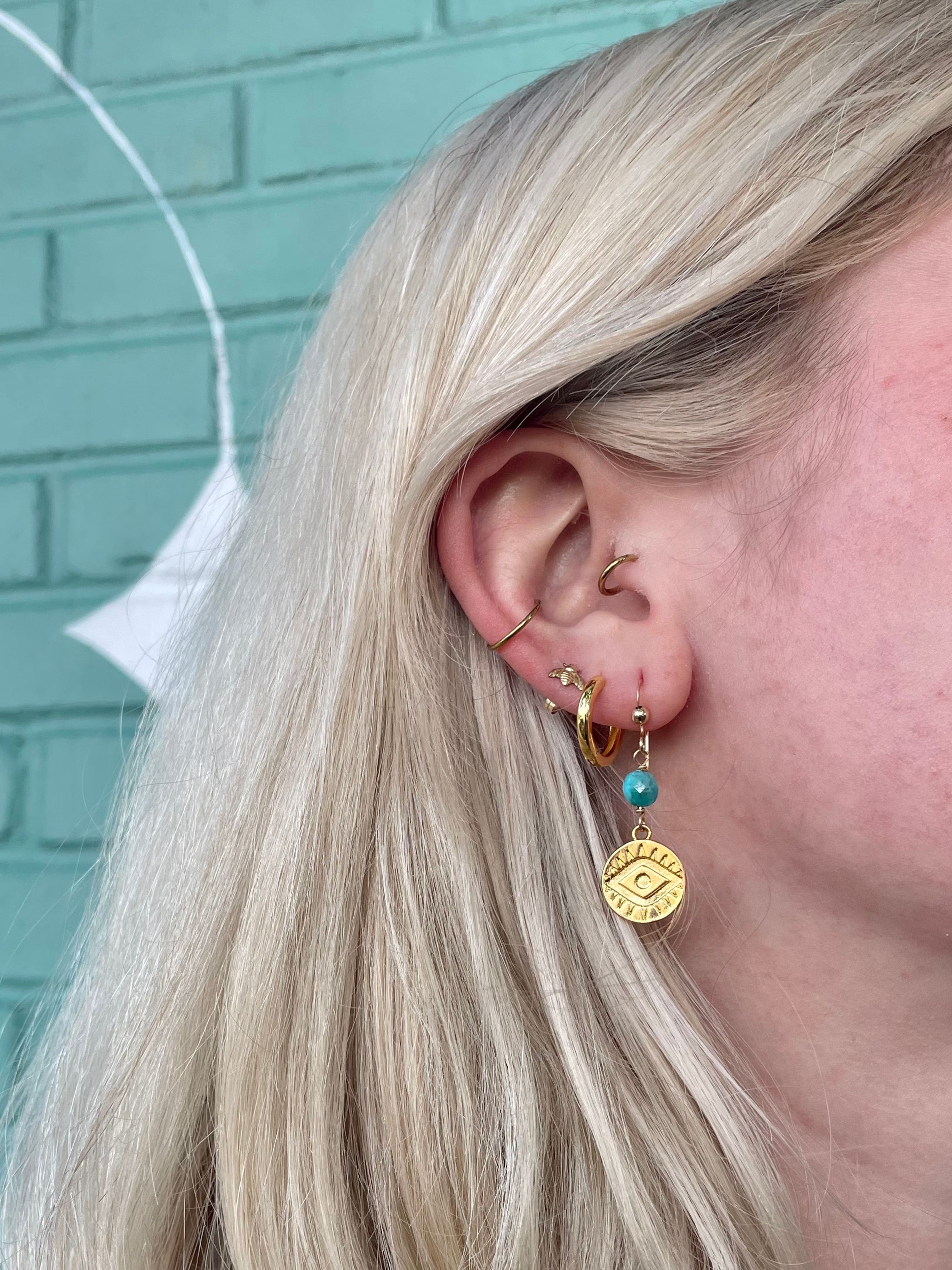 Turquoise Protector Earrings