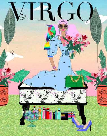 Virgo Greeting Card