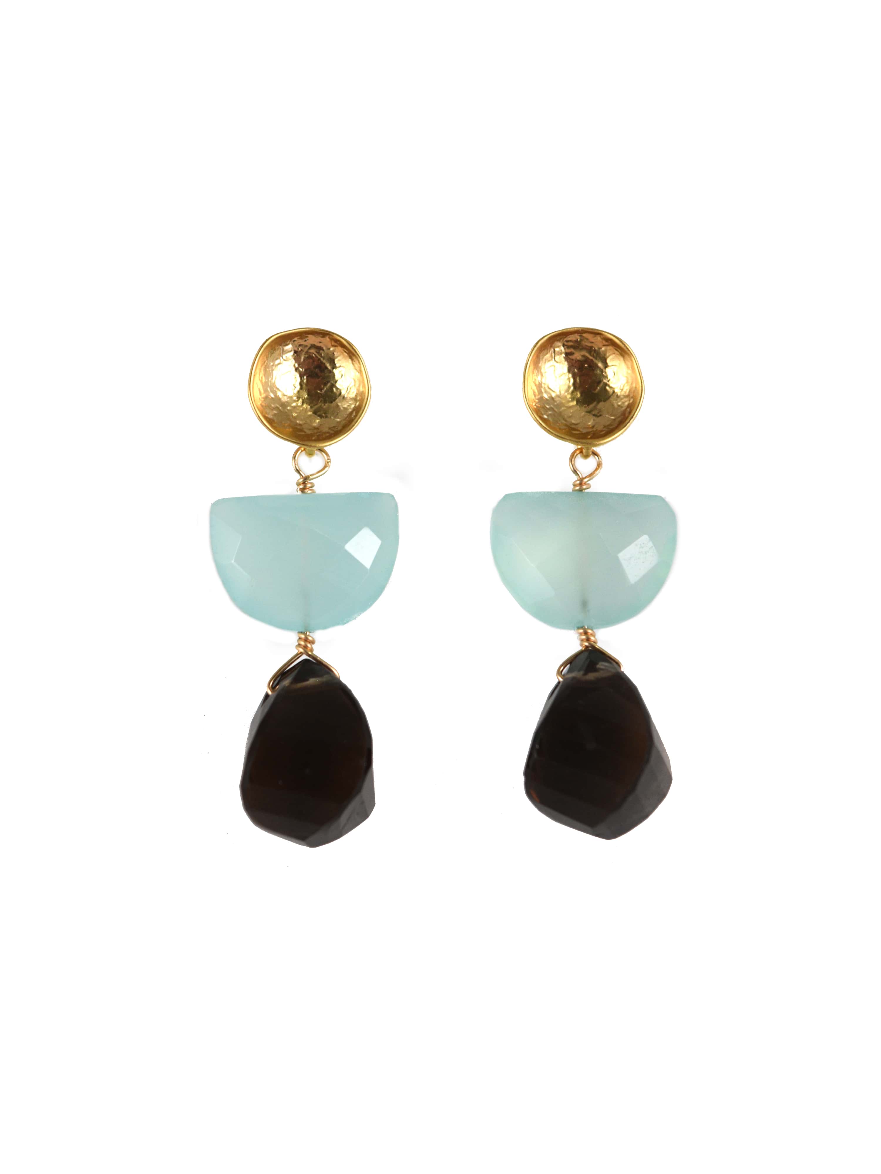 Vera Earrings in Chalcedony