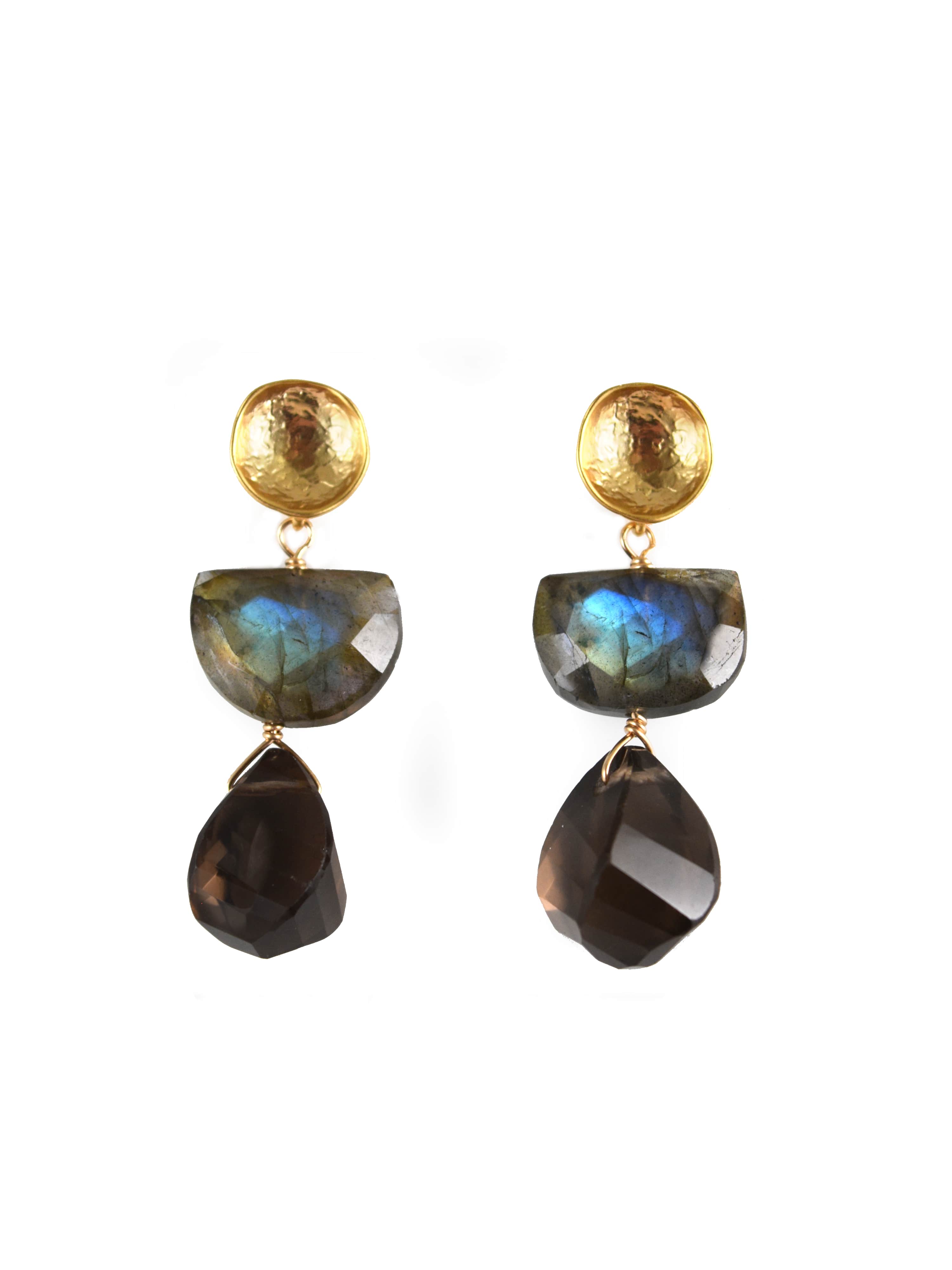 Vera Earrings in Labradorite
