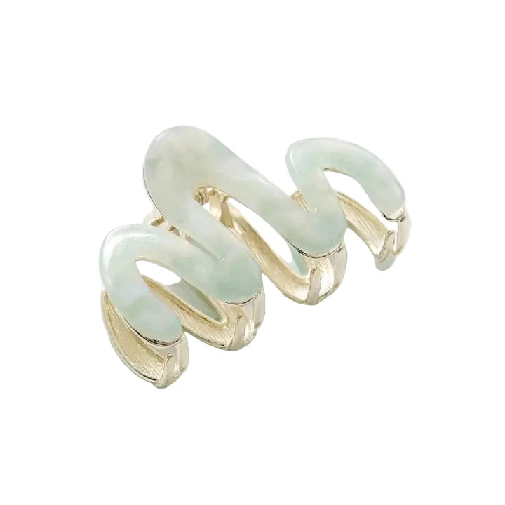 Mini Wave Claw Clip