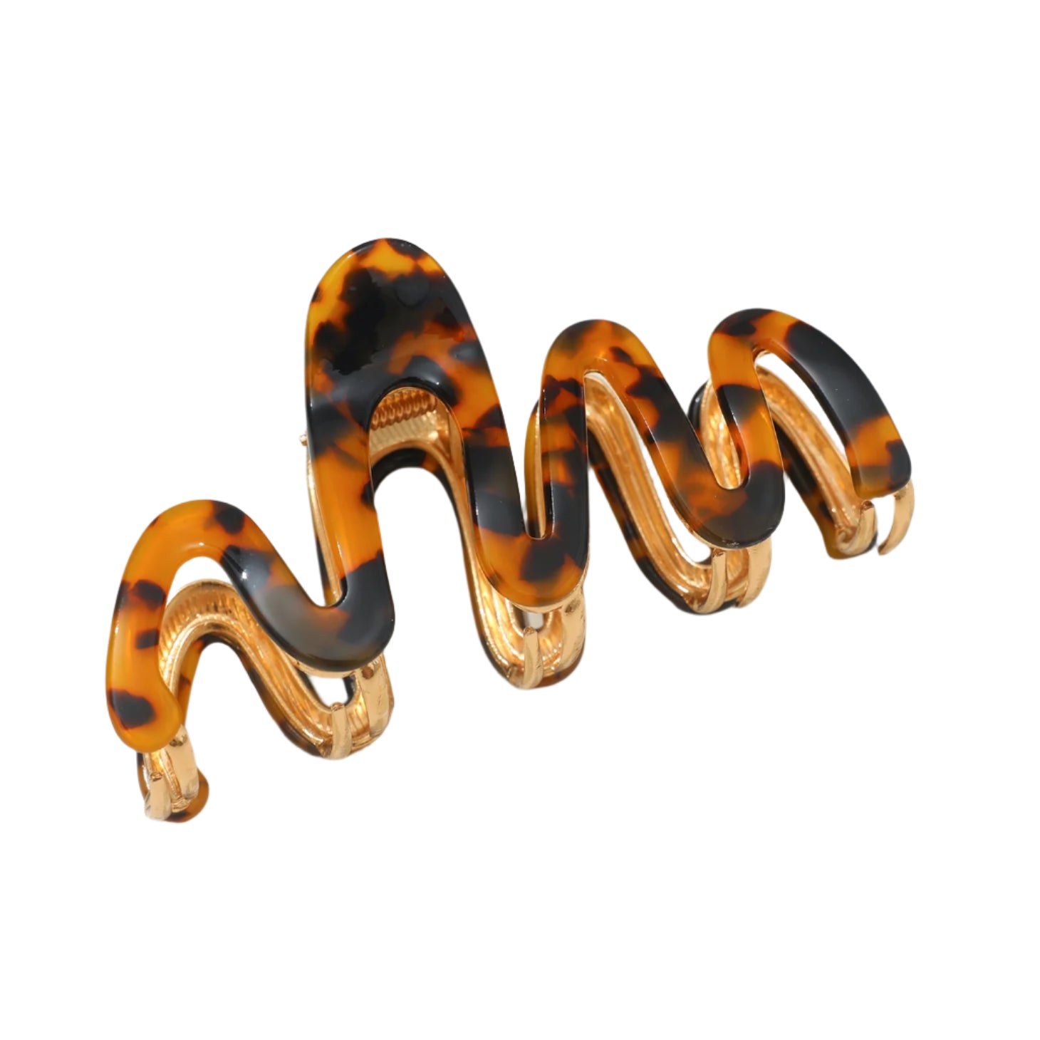 Wave Claw Clip Tortoise