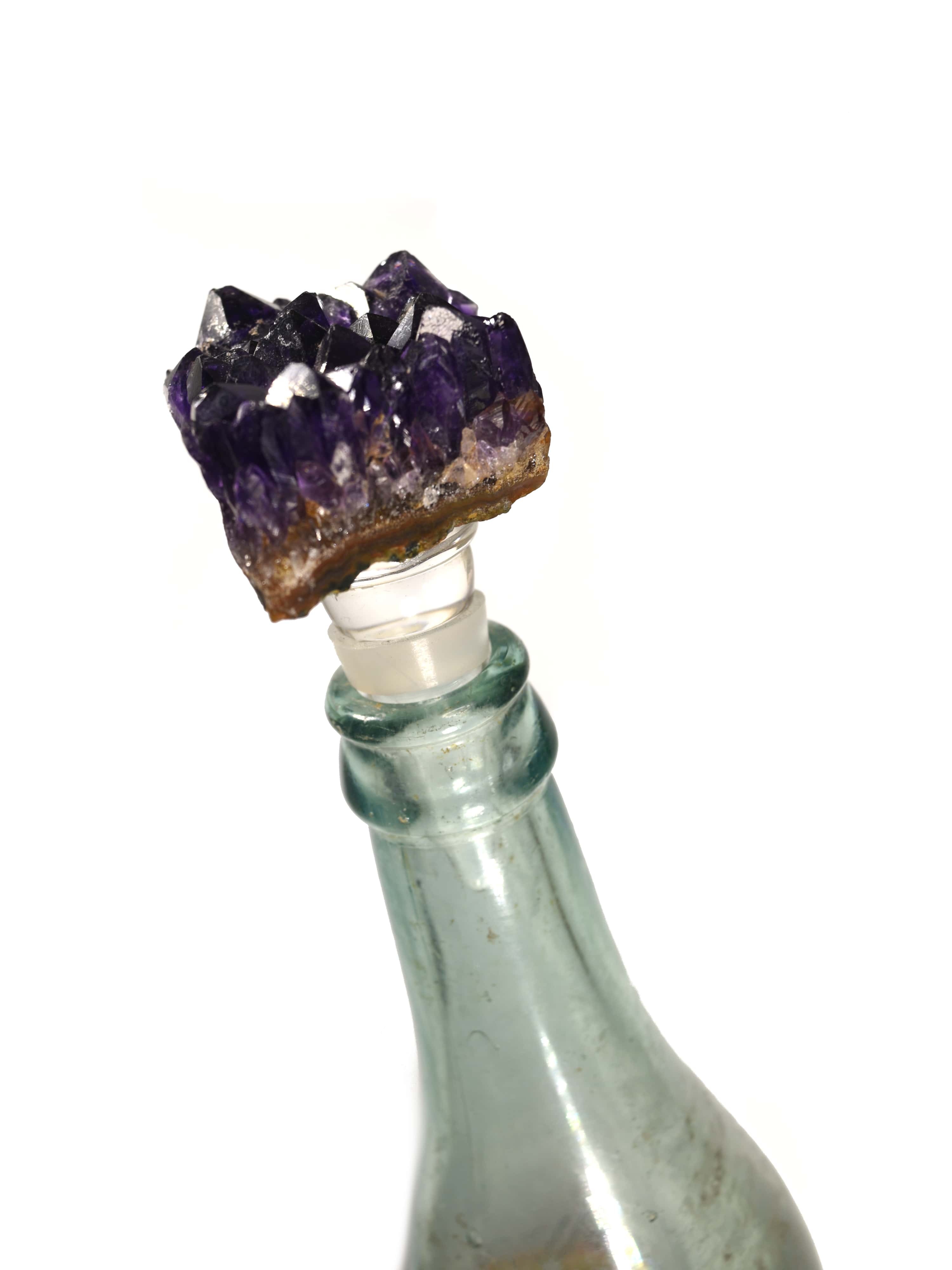Wine Stopper in Amethyst