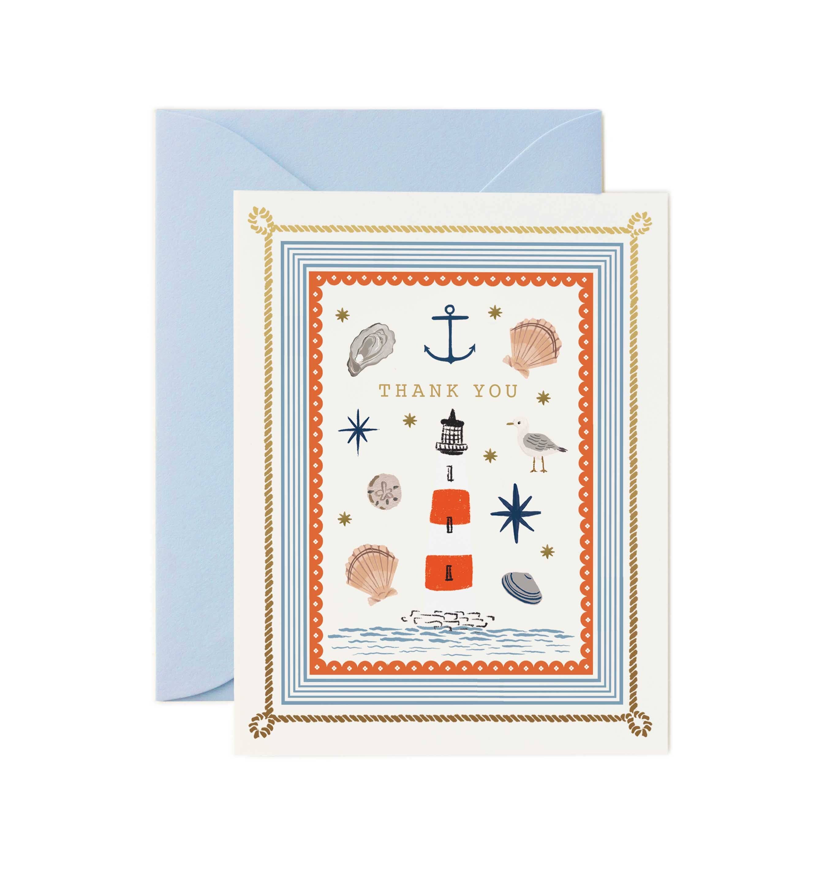 Seaside Thank You Cards Boxed Set