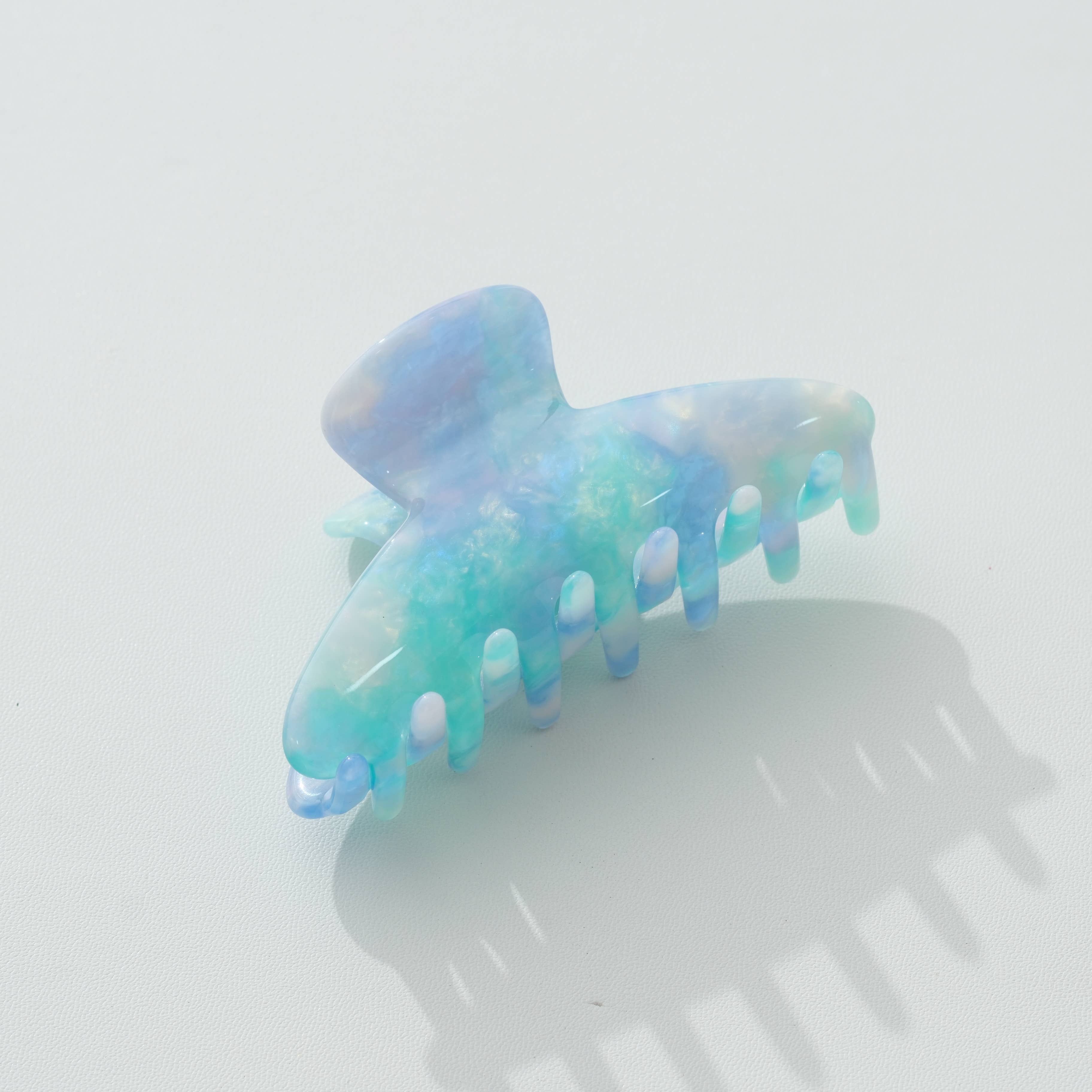 Seafoam Blue Claw Clips