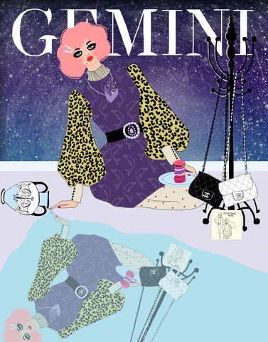 Gemini Greeting Card