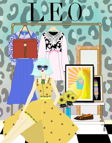 Leo Greeting Card