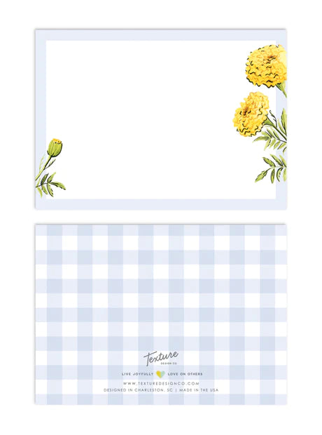 Marigold Greeting Cards (set of 5)