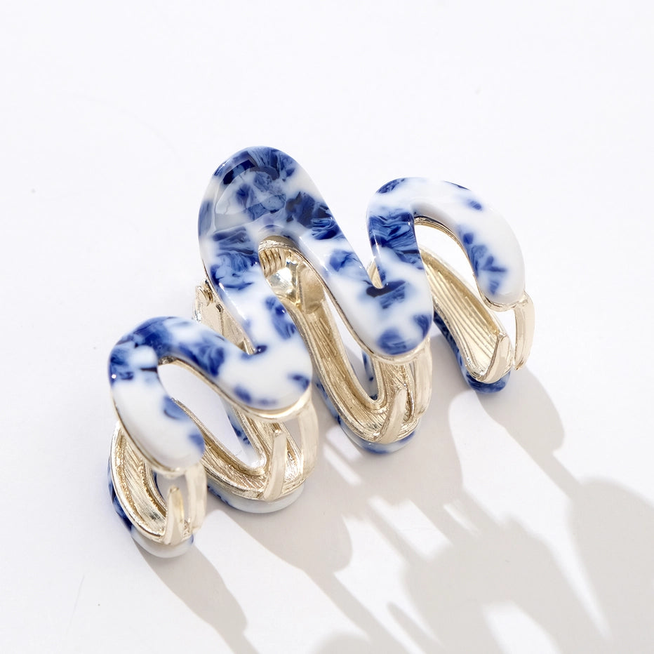 Mini Wave Claw Clip