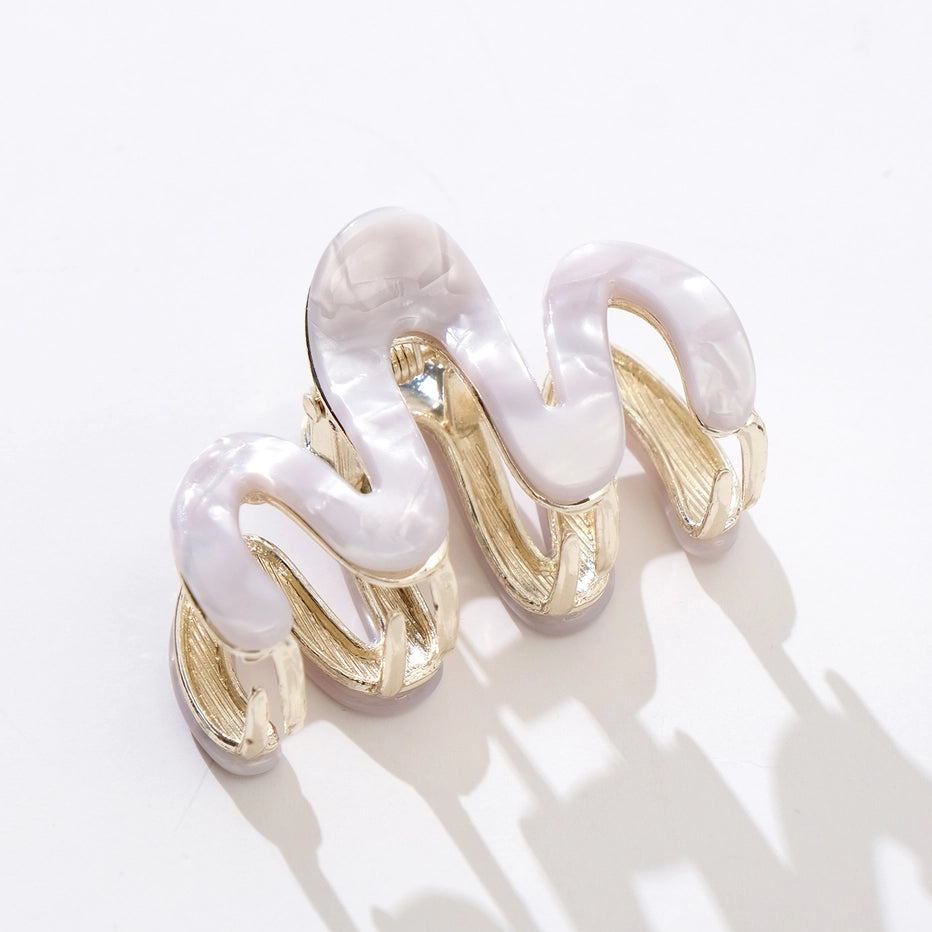 Mini Wave Claw Clip