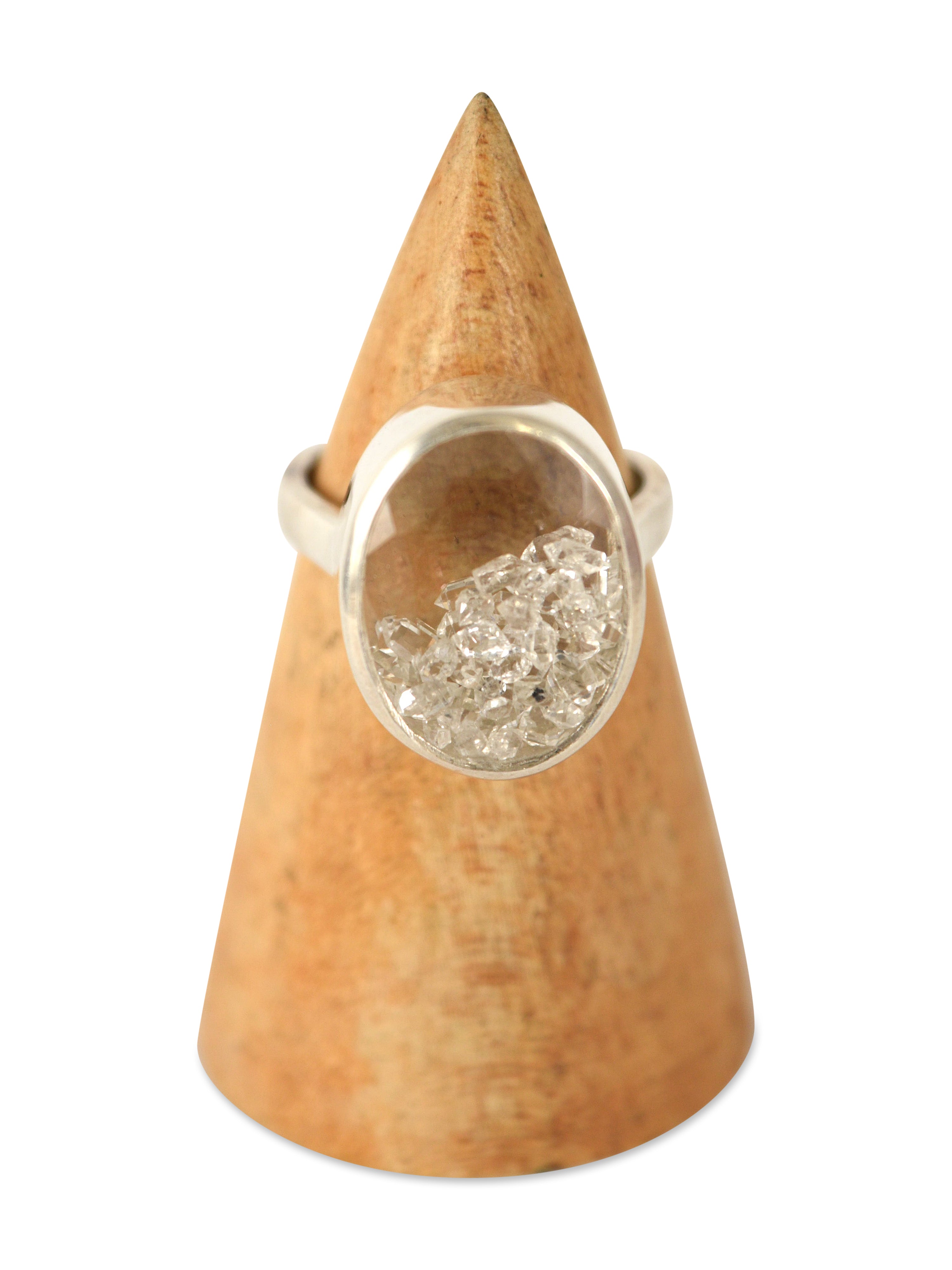 Shaker Herkimer Diamond Ring