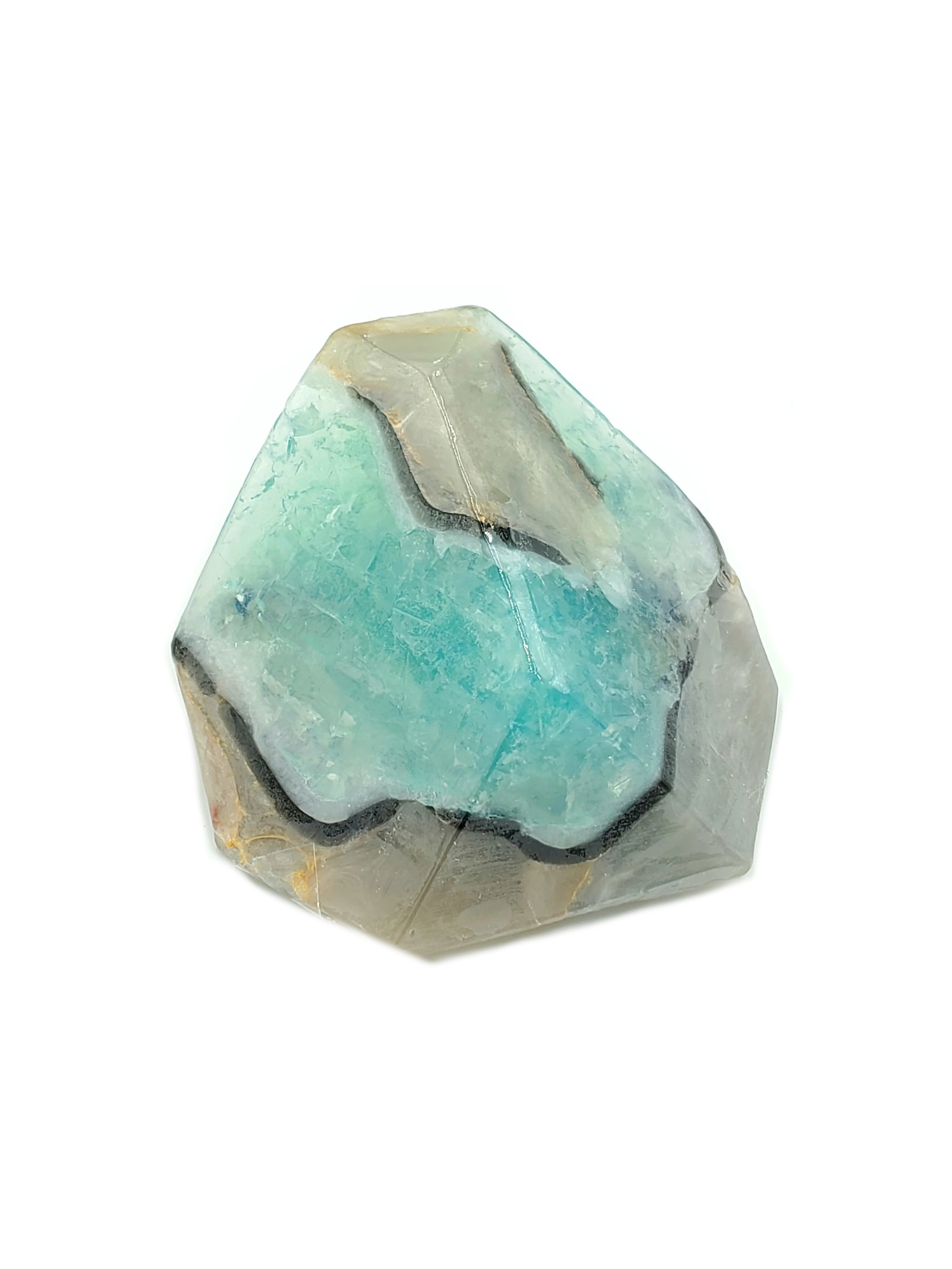 Aqua Geode Soap Rock