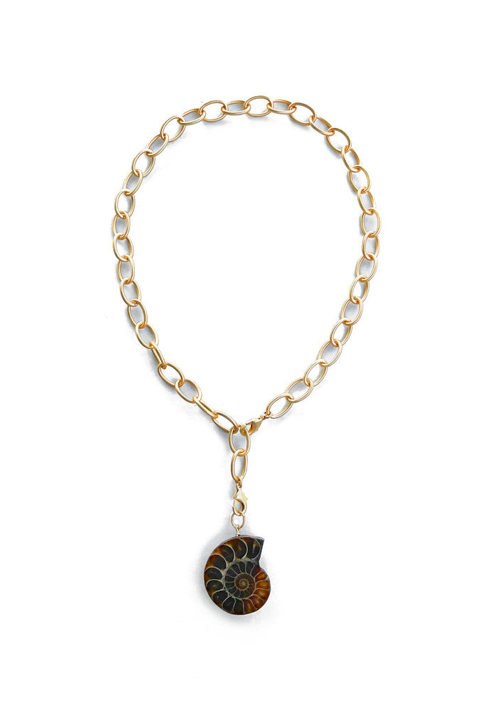 Ammonite Fossil Charm