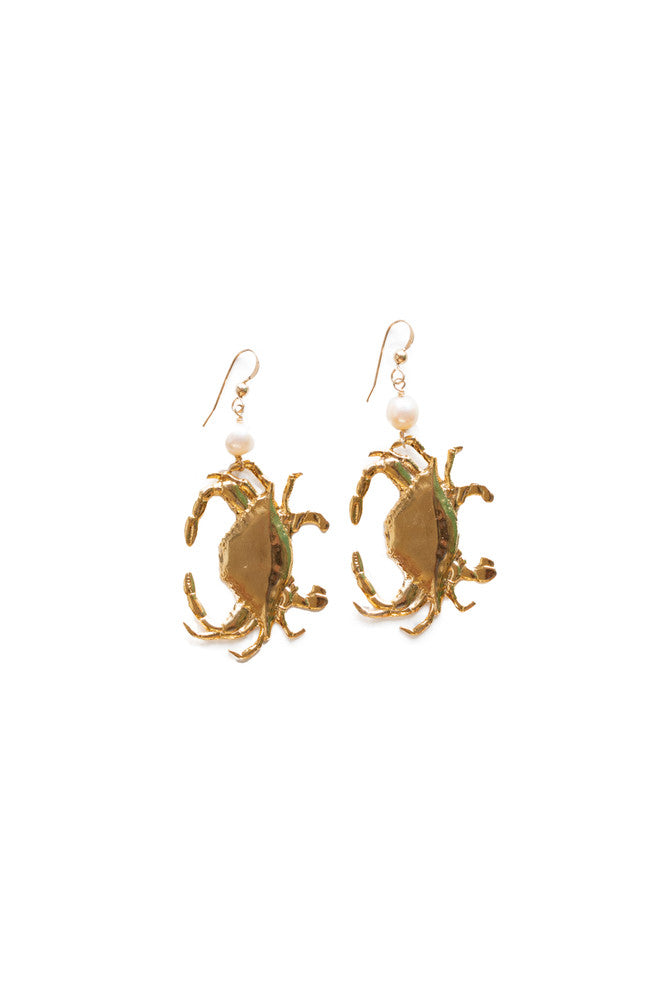 Carolina Crab Earrings