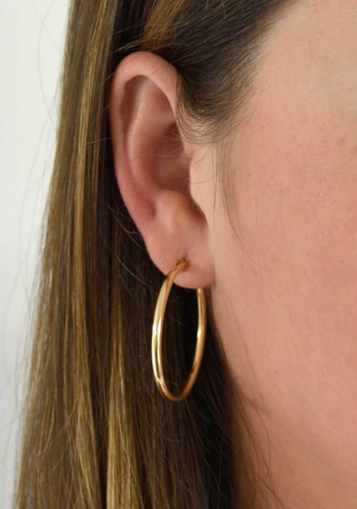 Large Gold Filled Hoops