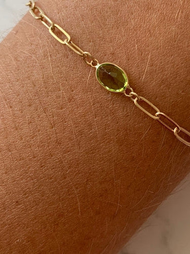 Peridot - 14kt Gold