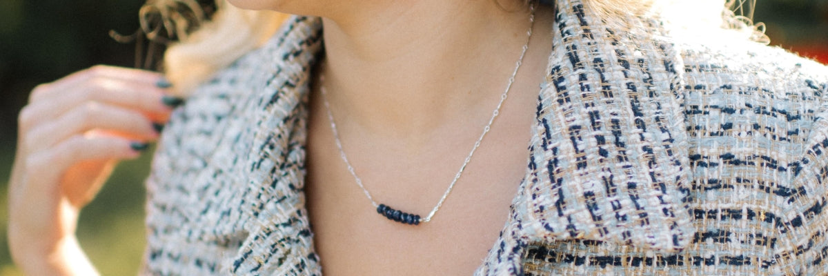Beaded Bar Necklaces & Earrings