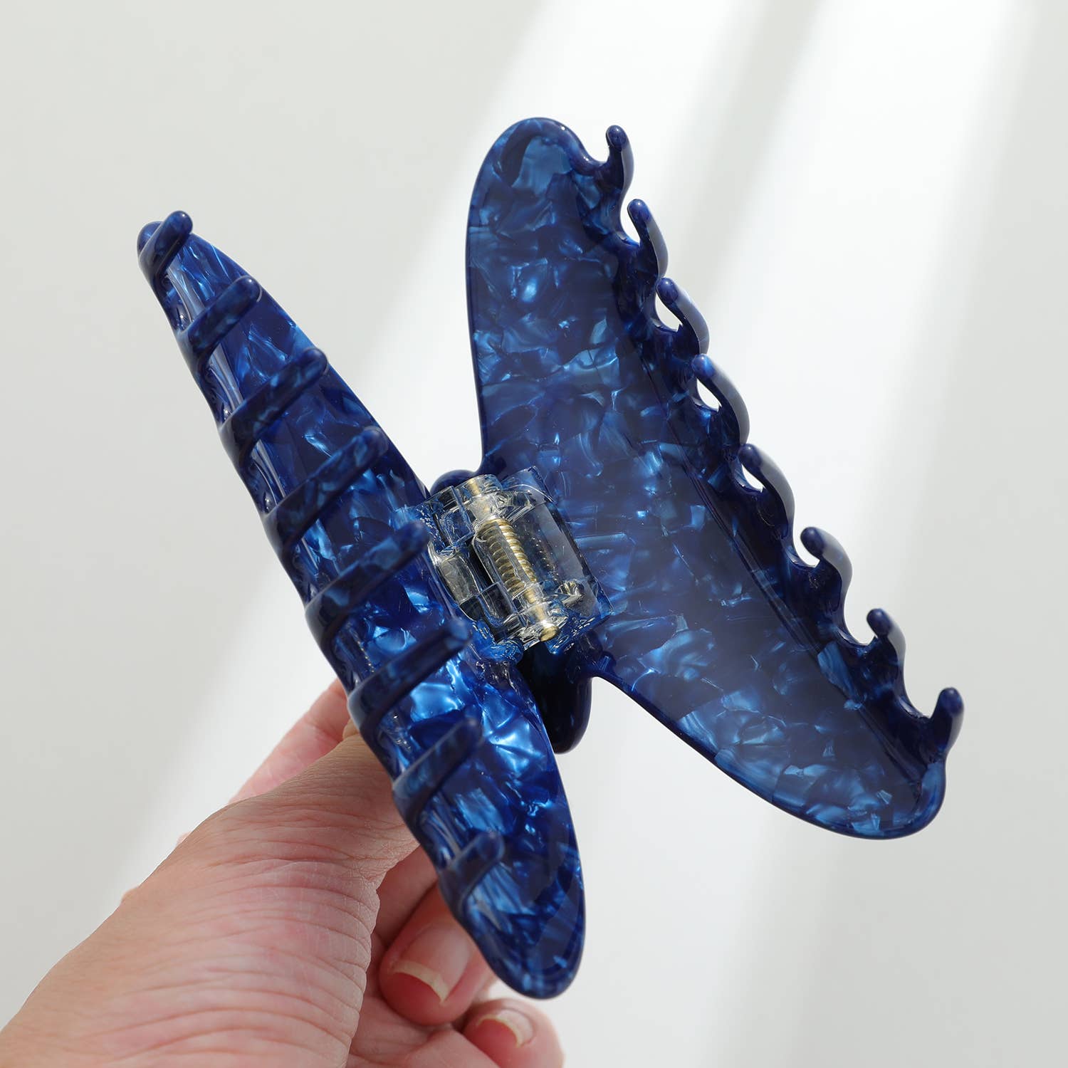 Denim Blue Claw Clips