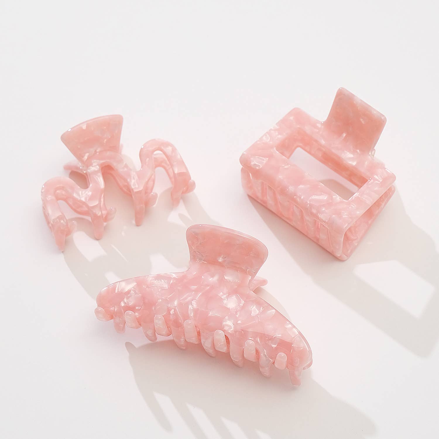 Blush Pink Claw Clips