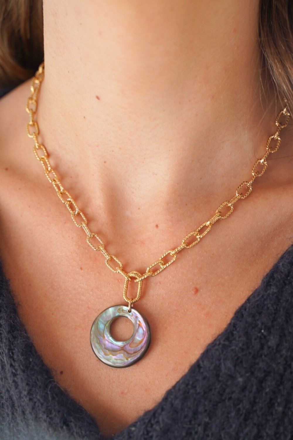 Abalone Eclipse Charm 