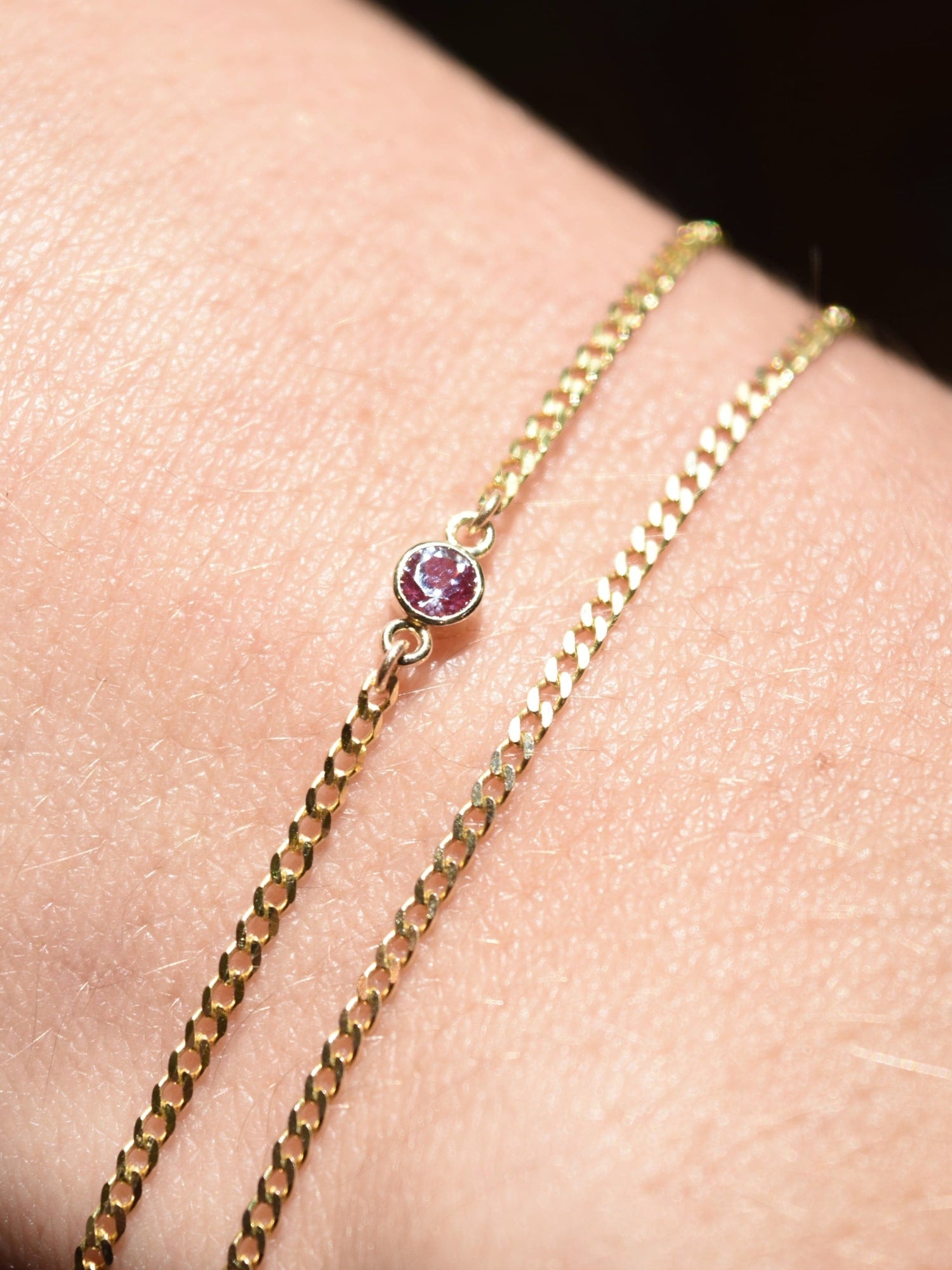 Alexandrite 14kt Gold Charm