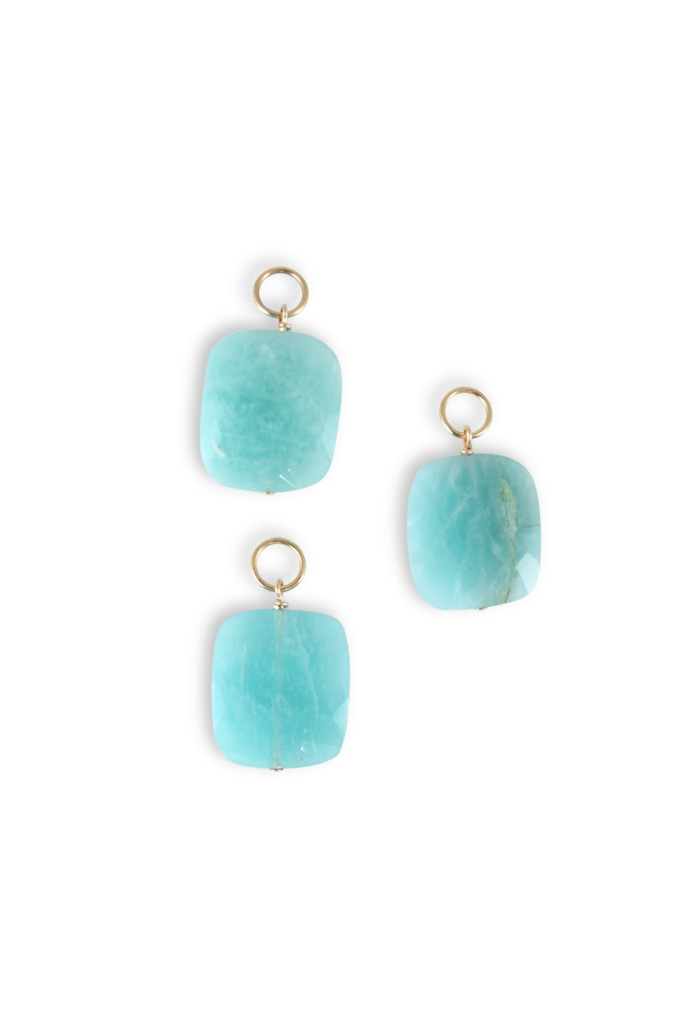 Amazonite Rectangle Charm