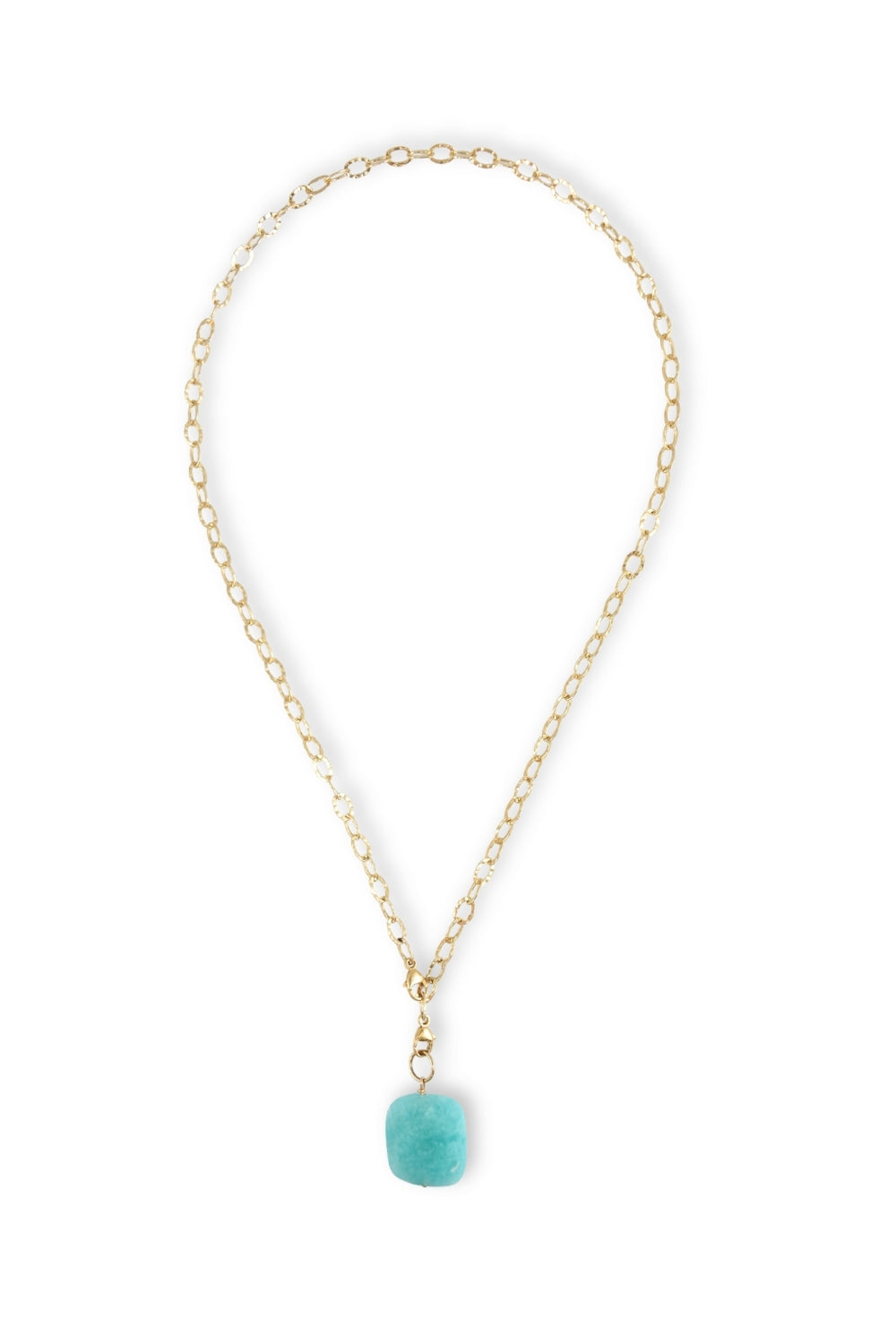 Amazonite Rectangle Charm