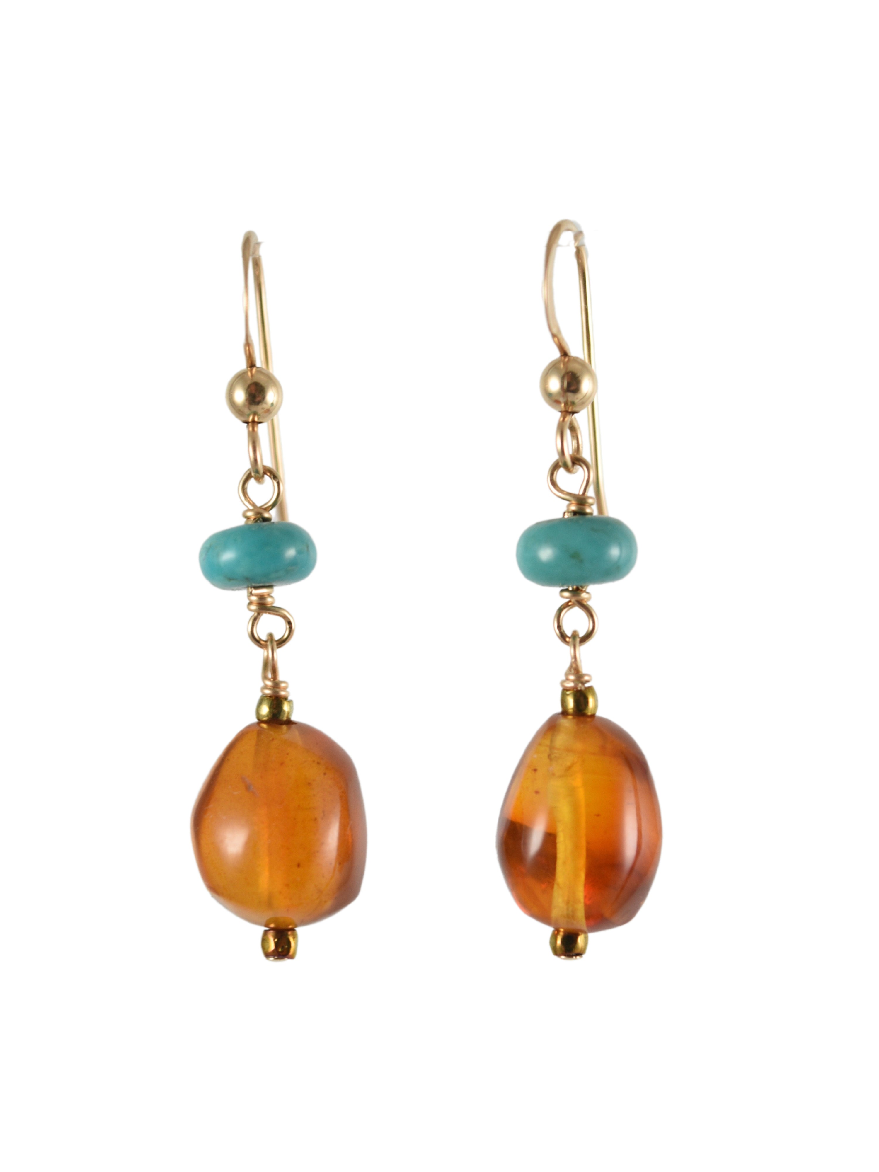 Amber Wave Earrings